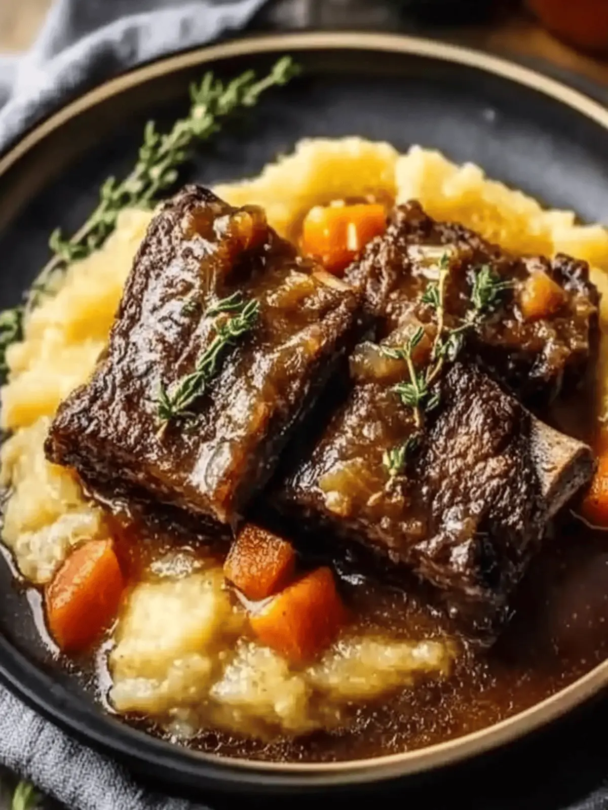 Apple Cider Braised Short Ribs