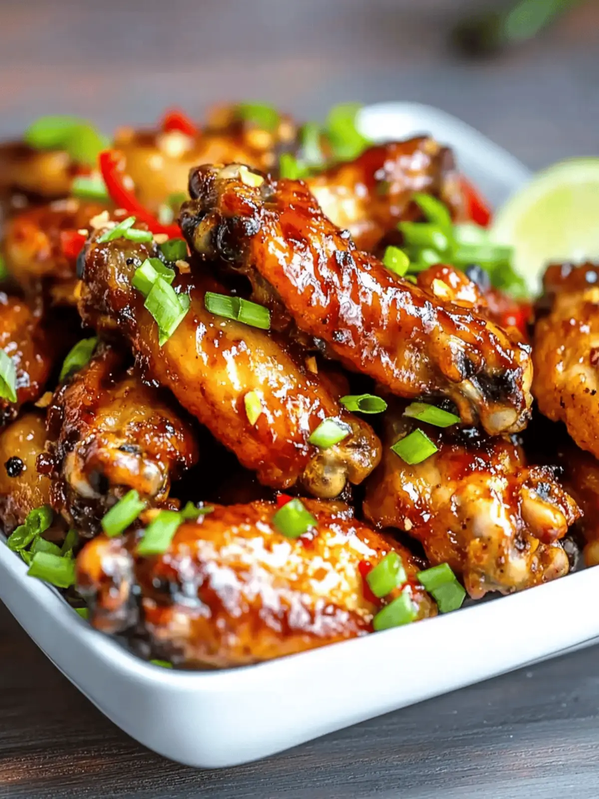Oven Baked Sticky Thai Chicken Wings That Rock Your Taste Buds 5 Oven Baked Sticky Thai Chicken Wings