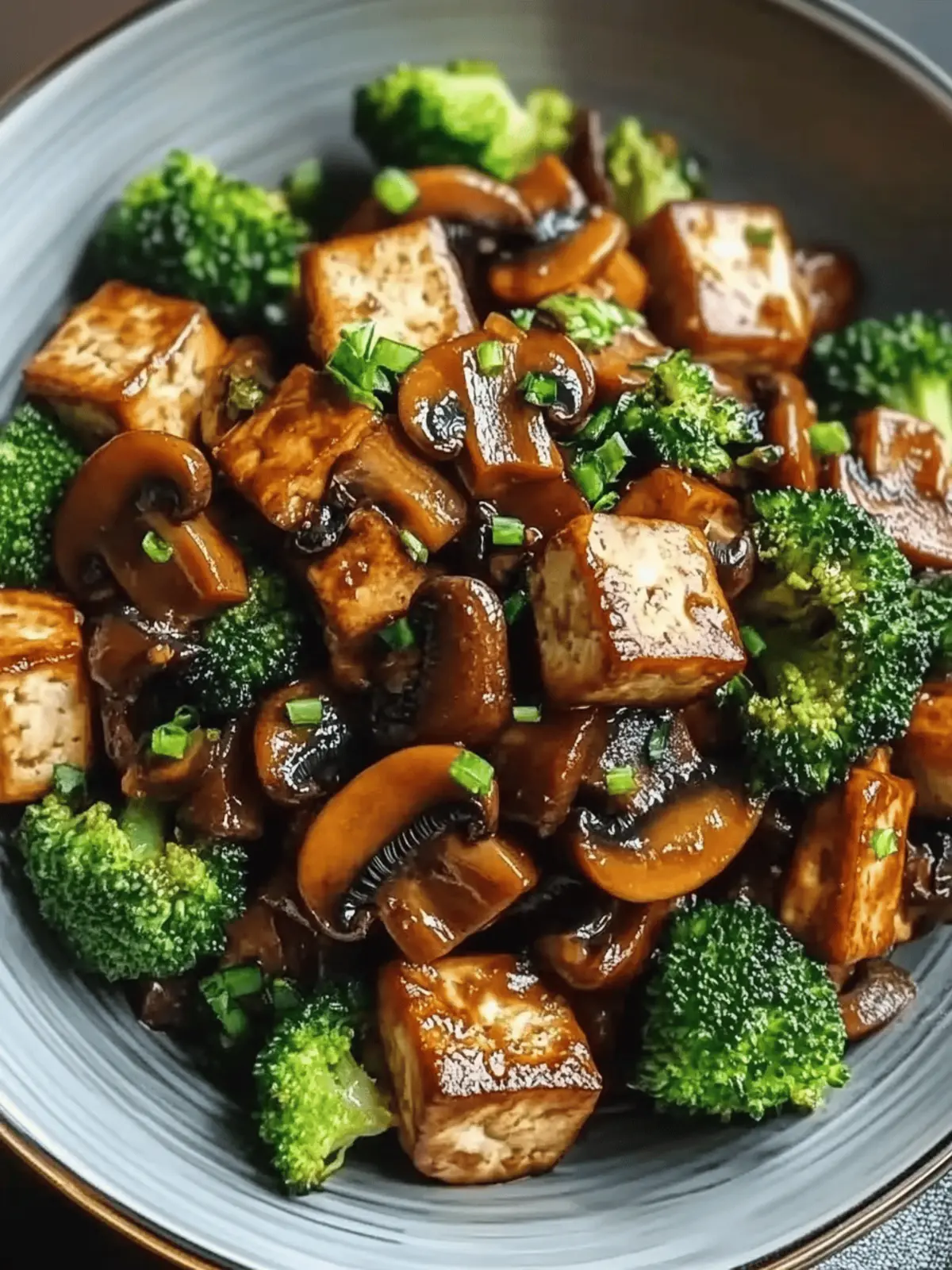 Mushroom and Tofu Stir-Fry (25-Minutes)