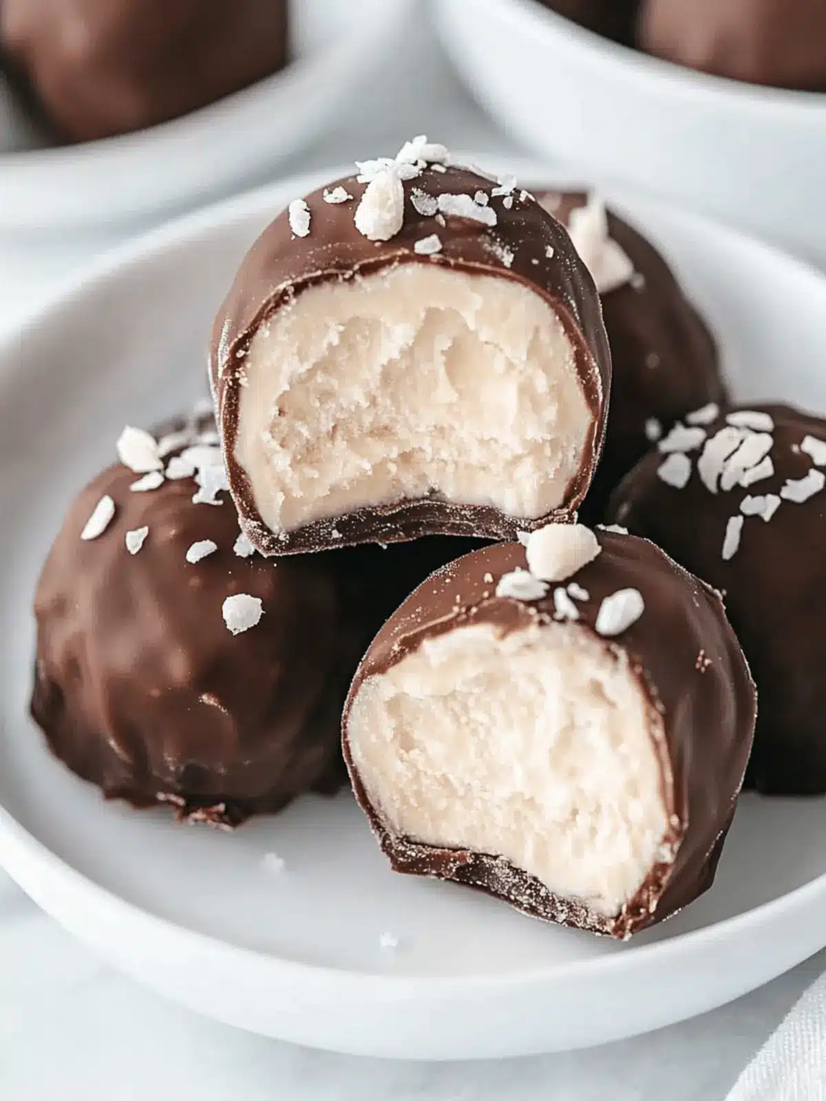 High Protein Frozen Peanut Butter Greek Yogurt Bites