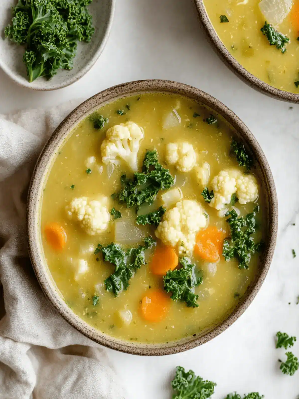 Creamy Kale and Cauliflower Soup for Cozy Nights 5 Kale and Cauliflower Soup