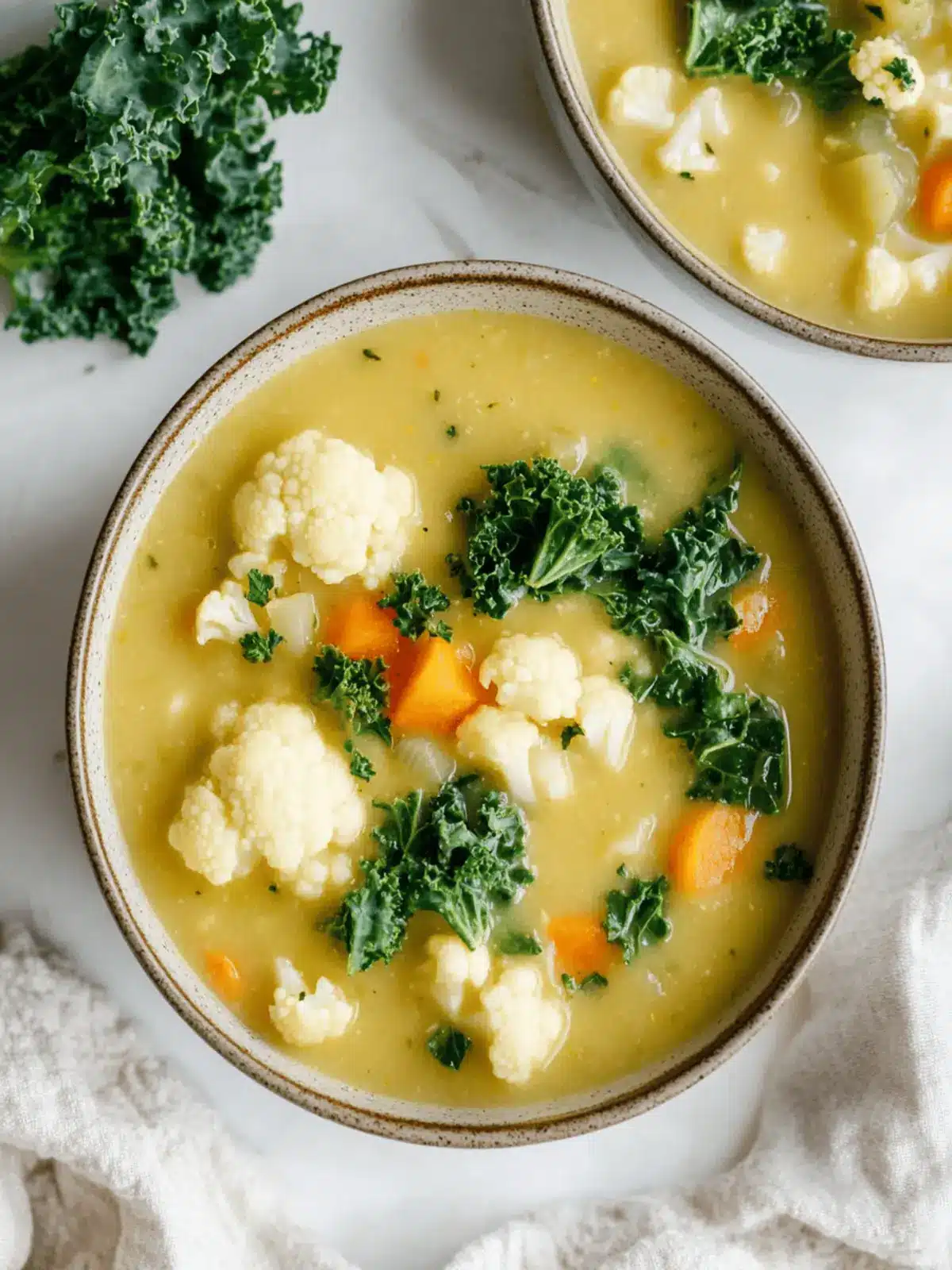 Creamy Kale and Cauliflower Soup for Cozy Nights 3 Kale and Cauliflower Soup