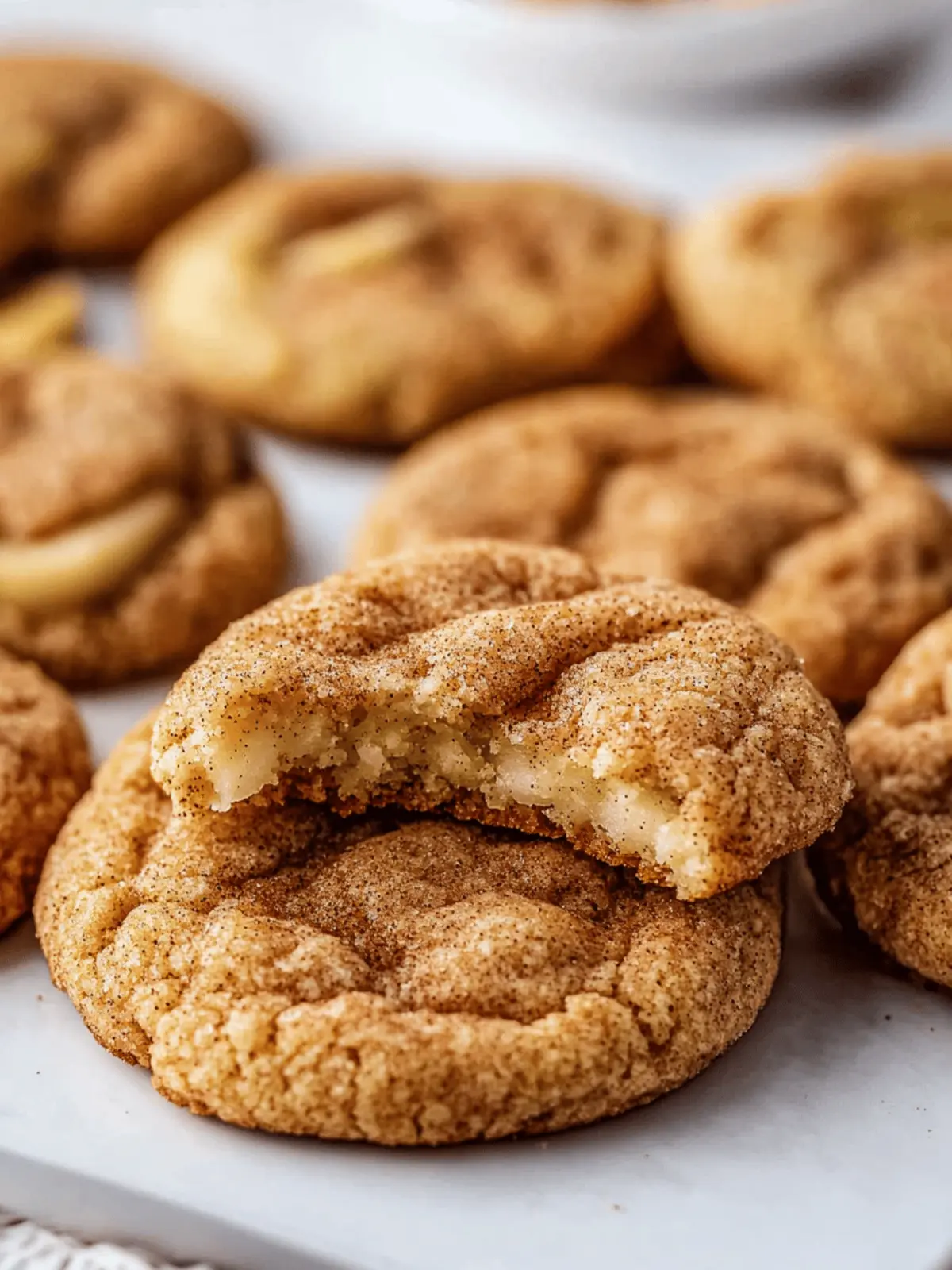 Quick Apple Cinnamon Snickerdoodle Cookies Your New Fall Favorite 3 Quick Apple Cinnamon Snickerdoodle Cookies