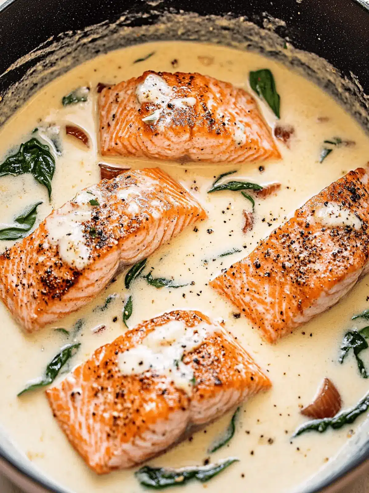 Tuscan Salmon with Parmesan Cream Sauce: Quick & Creamy Delight 4 Tuscan Salmon with Parmesan Cream Sauce