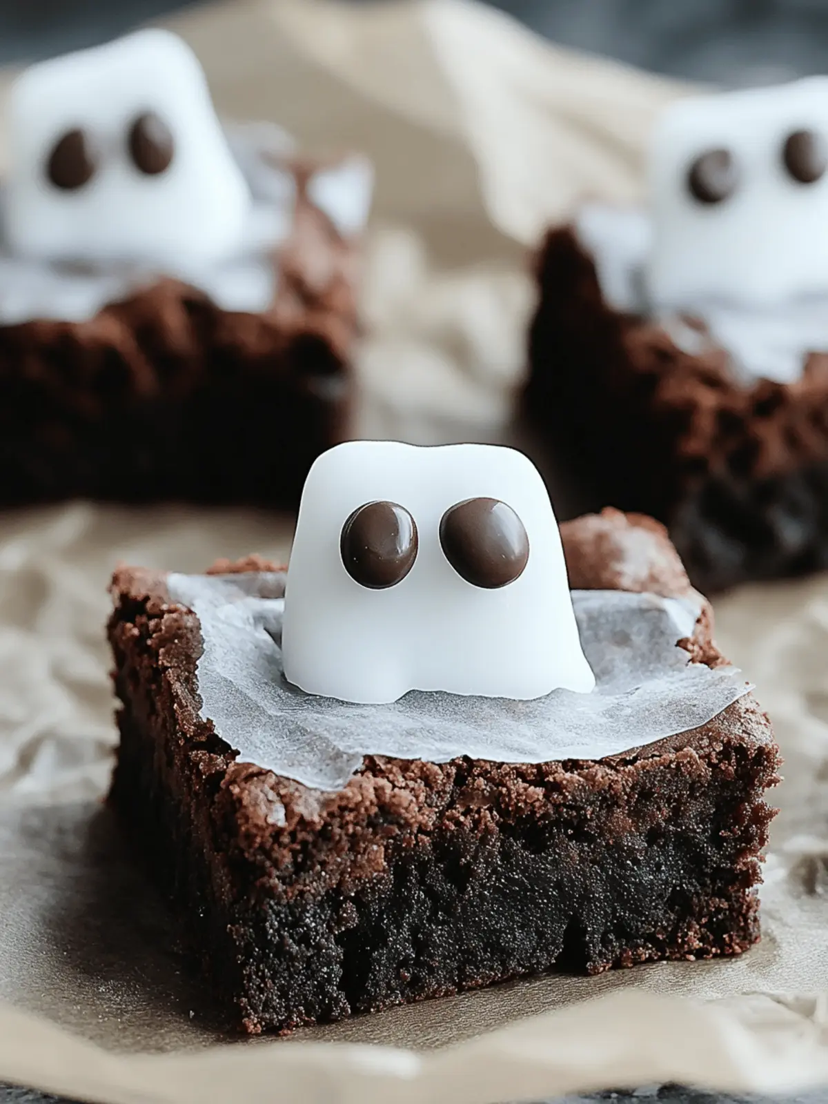 Spooktacular Ghost Brownies That Are Boo-tifully Delicious 2 Ghost Brownies