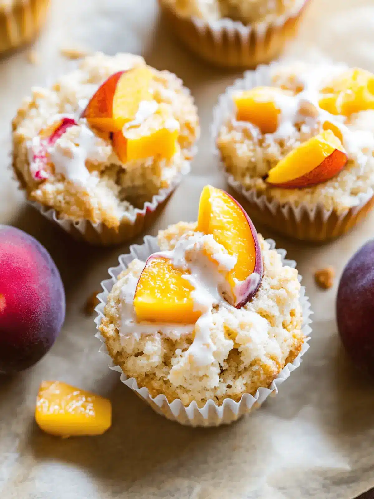 Peaches and Cream Muffins