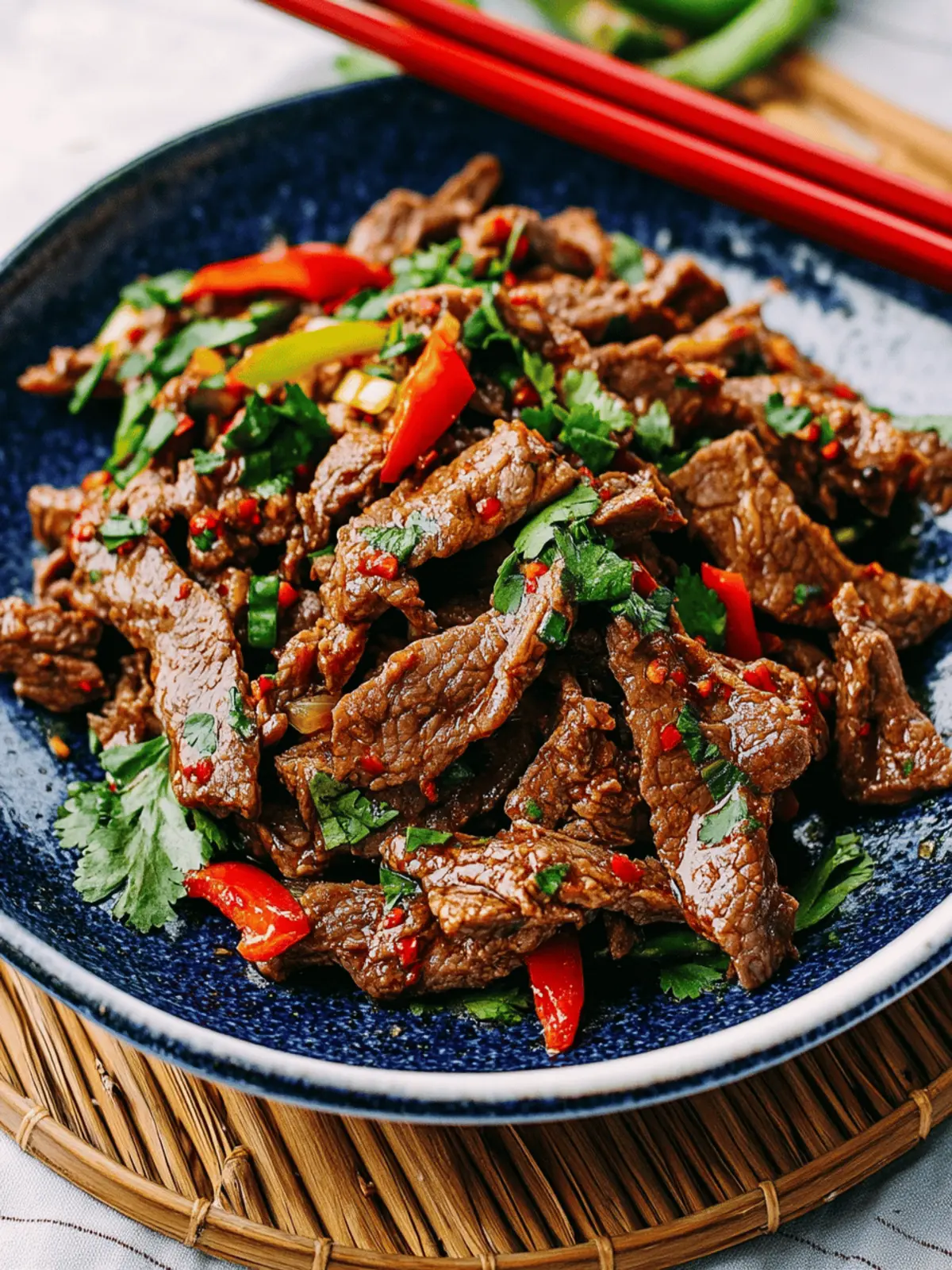 Chinese-style Spicy Beef Salad