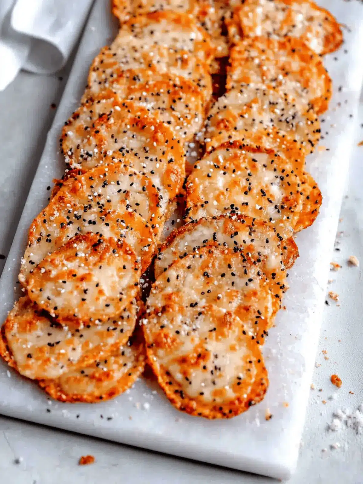 Keto Everything Bagel Cheese Chips for Irresistible Snacking 5 Keto Everything Bagel Cheese Chips