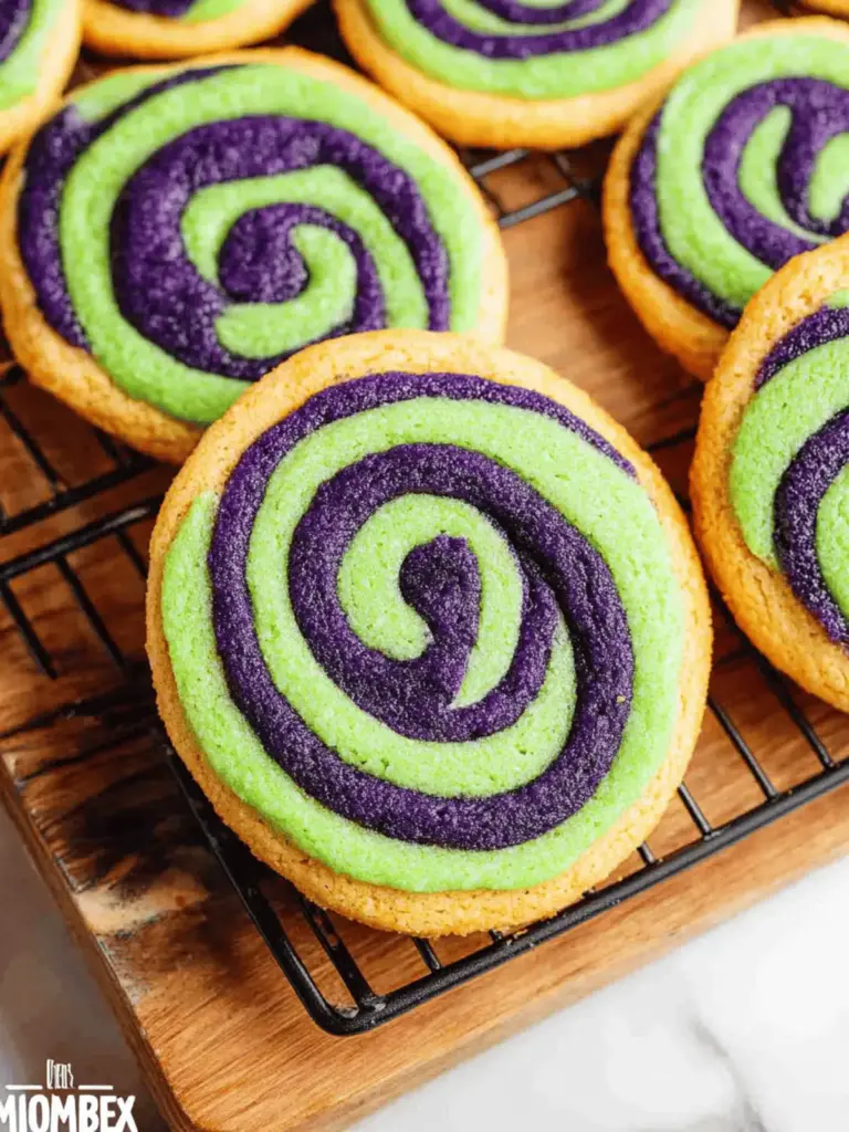 Halloween Pinwheel Cookies