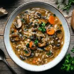 Delicious Wild Rice Mushroom Soup for Cozy Comfort Nights 6 Wild Rice Mushroom Soup