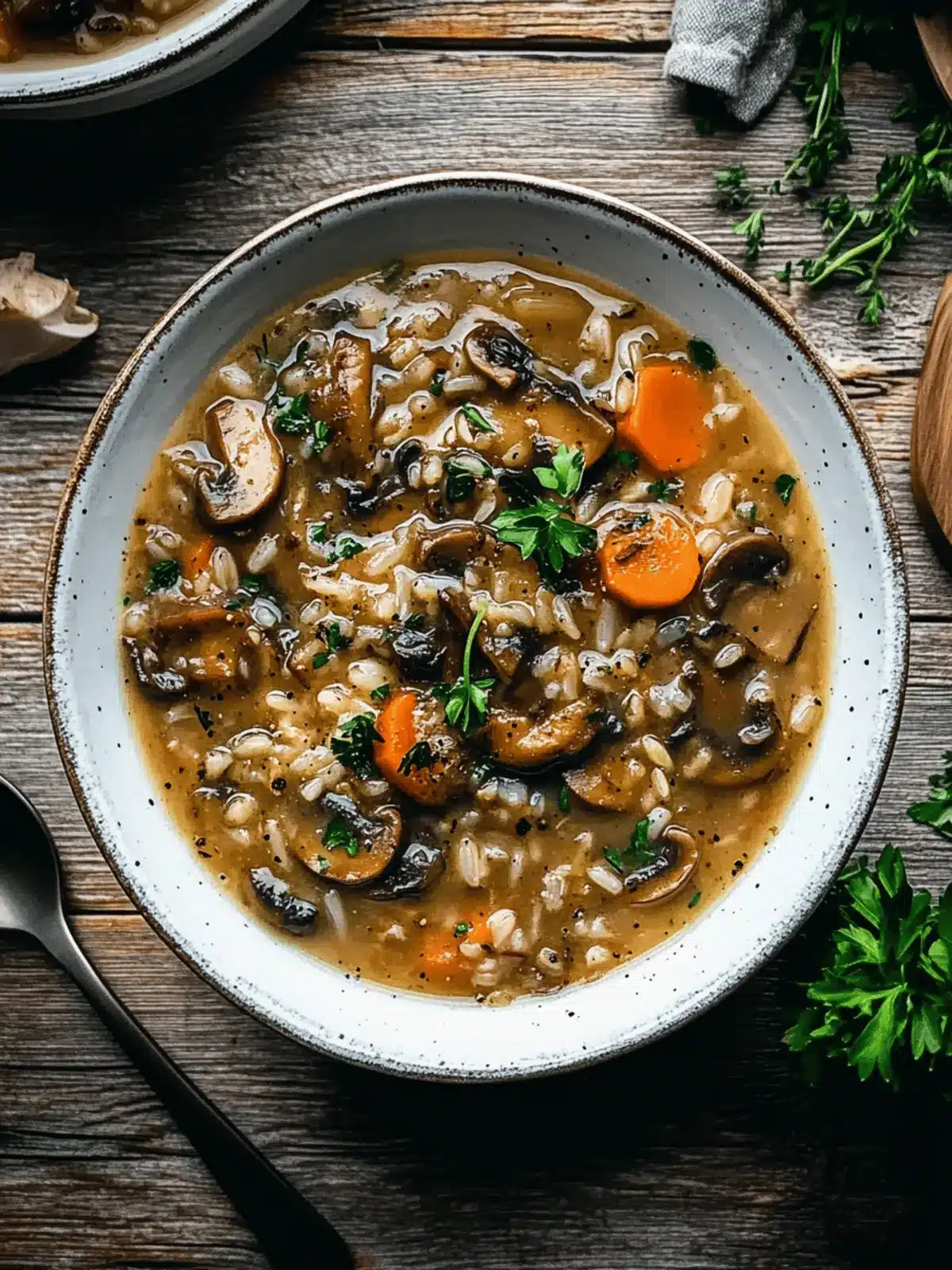 Delicious Wild Rice Mushroom Soup for Cozy Comfort Nights 5 Wild Rice Mushroom Soup