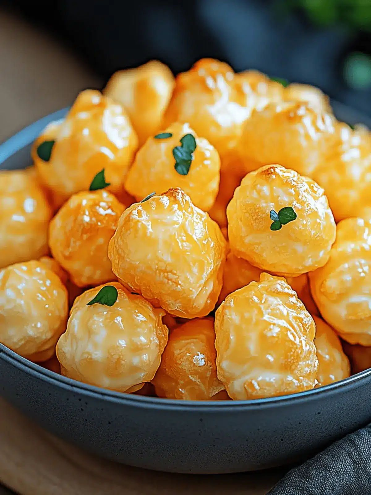 Keto Popcorn Cheese Puffs