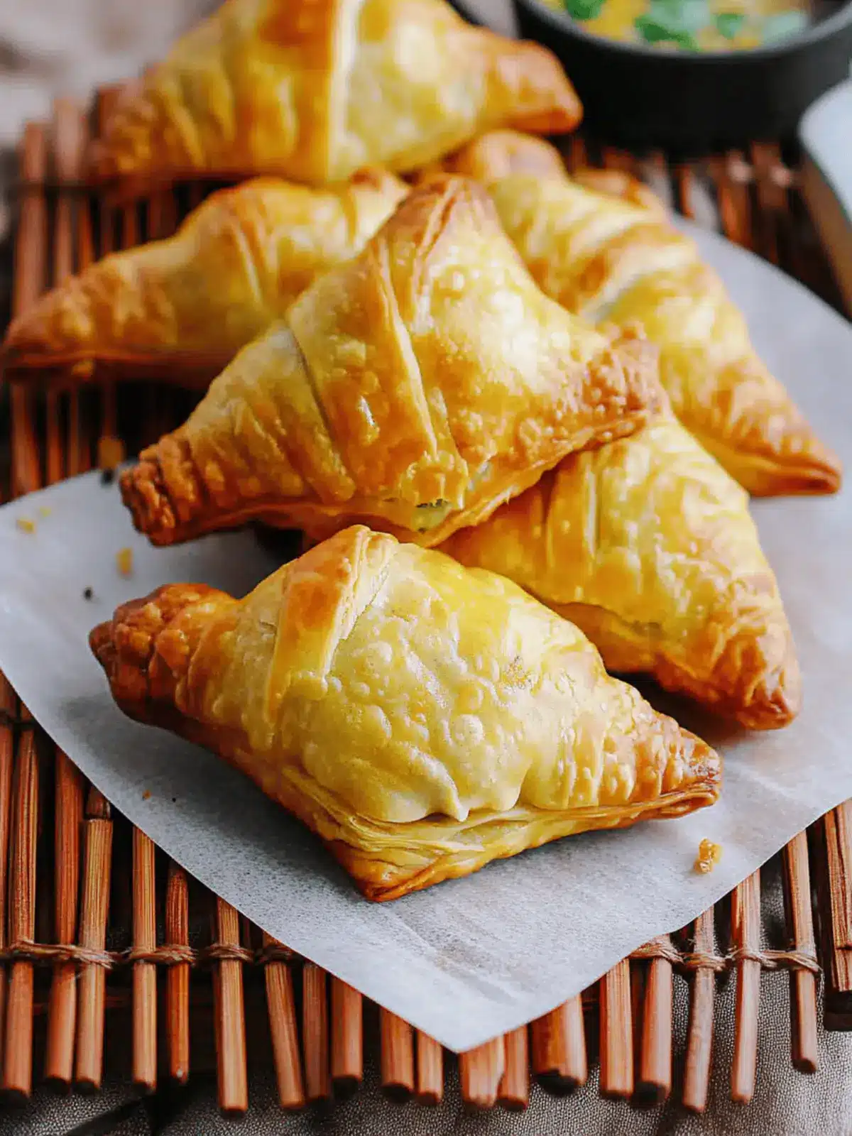 Savory Curry Puffs with Beef: Perfect Party Snack Idea 2 Curry Puffs with Beef