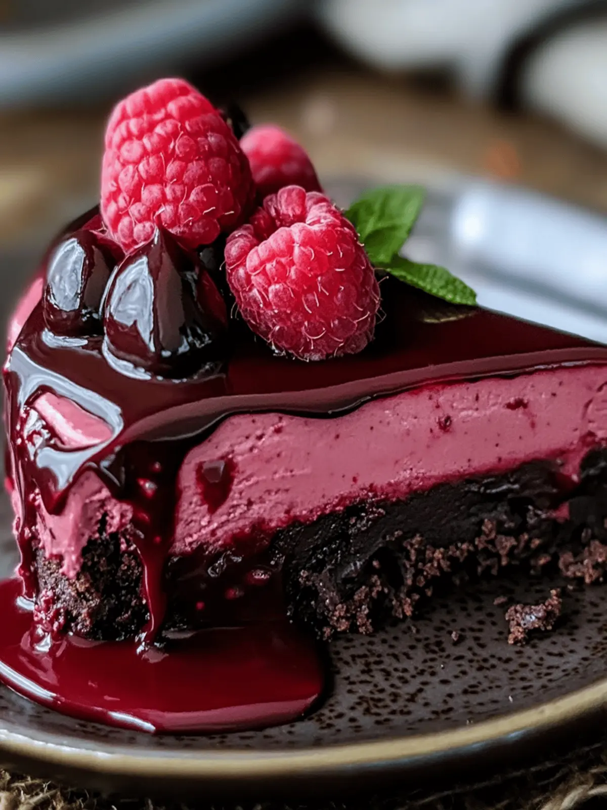 Decadent Dark Chocolate Raspberry Cheesecake to Wow Your Guests 3 Dark Chocolate Raspberry Cheesecake