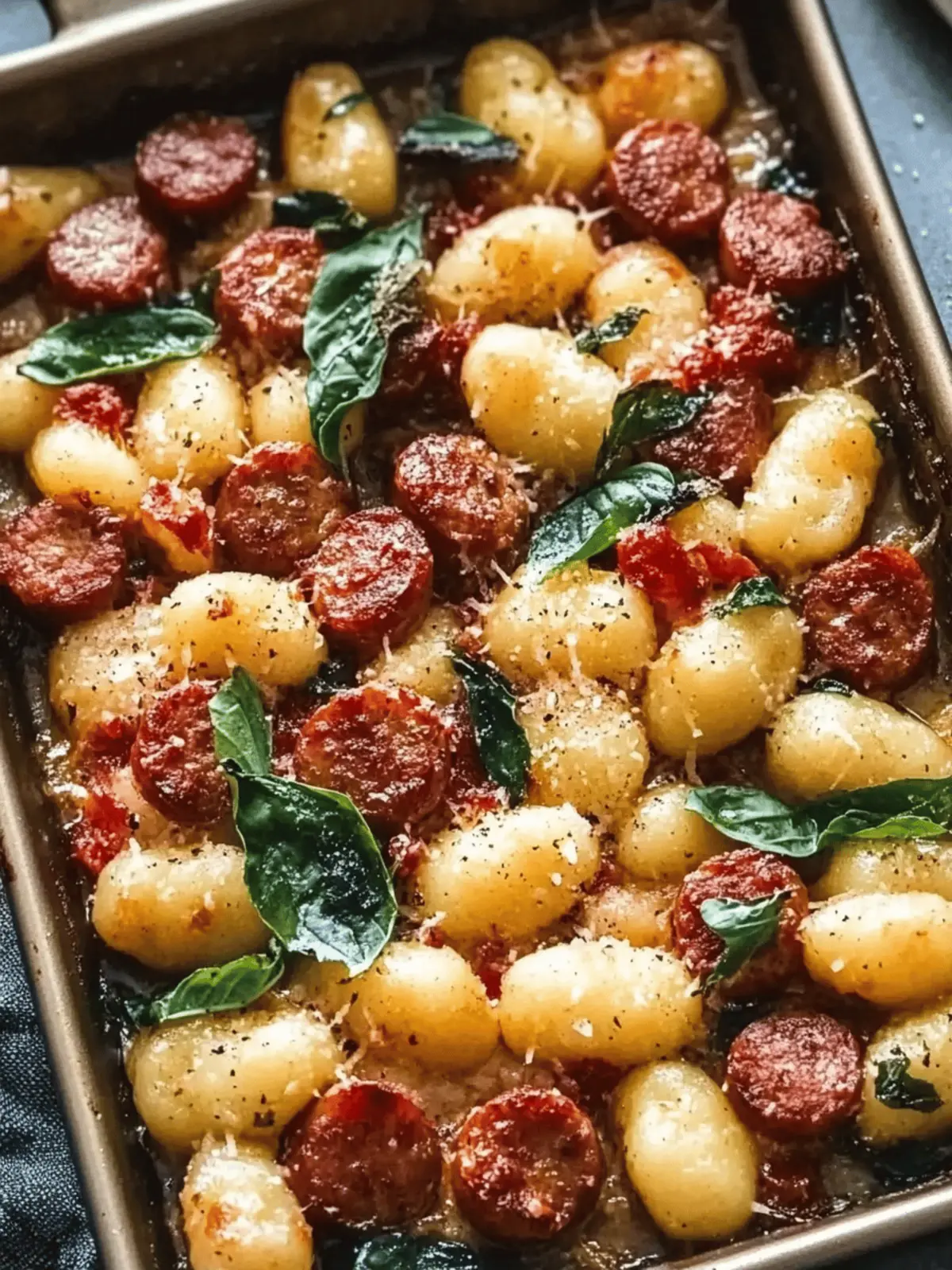 Sheet Pan Gnocchi and Sausage
