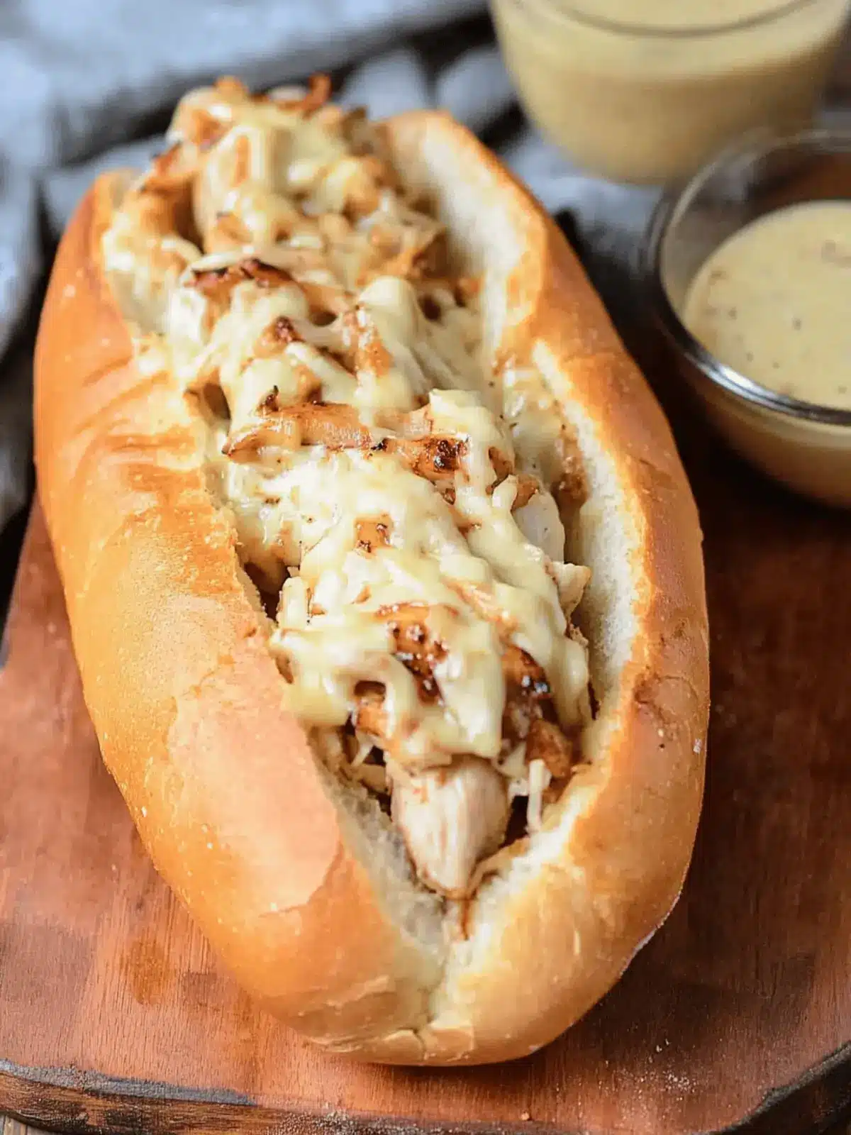 White BBQ Chicken Subs
