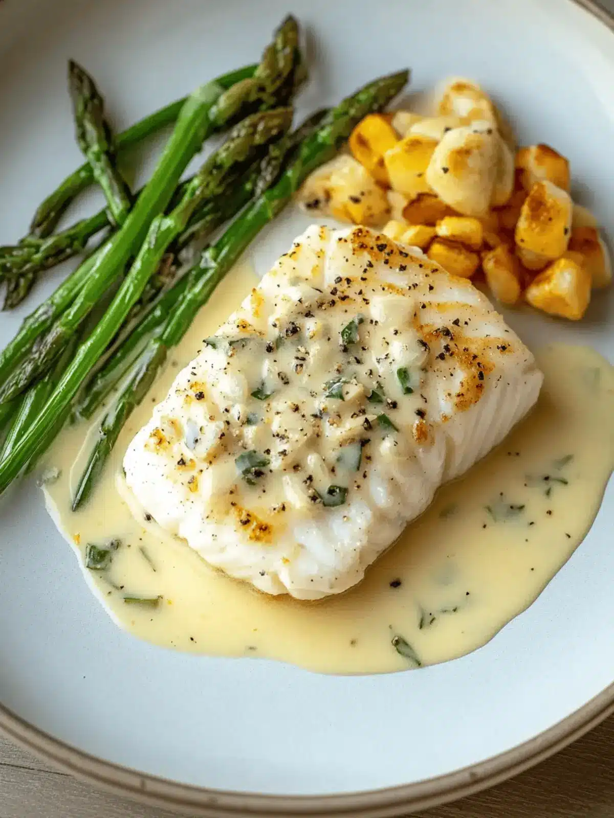 Savory Halibut Oscar: Luxury Dining Made Easy at Home 2 Savory Halibut Oscar
