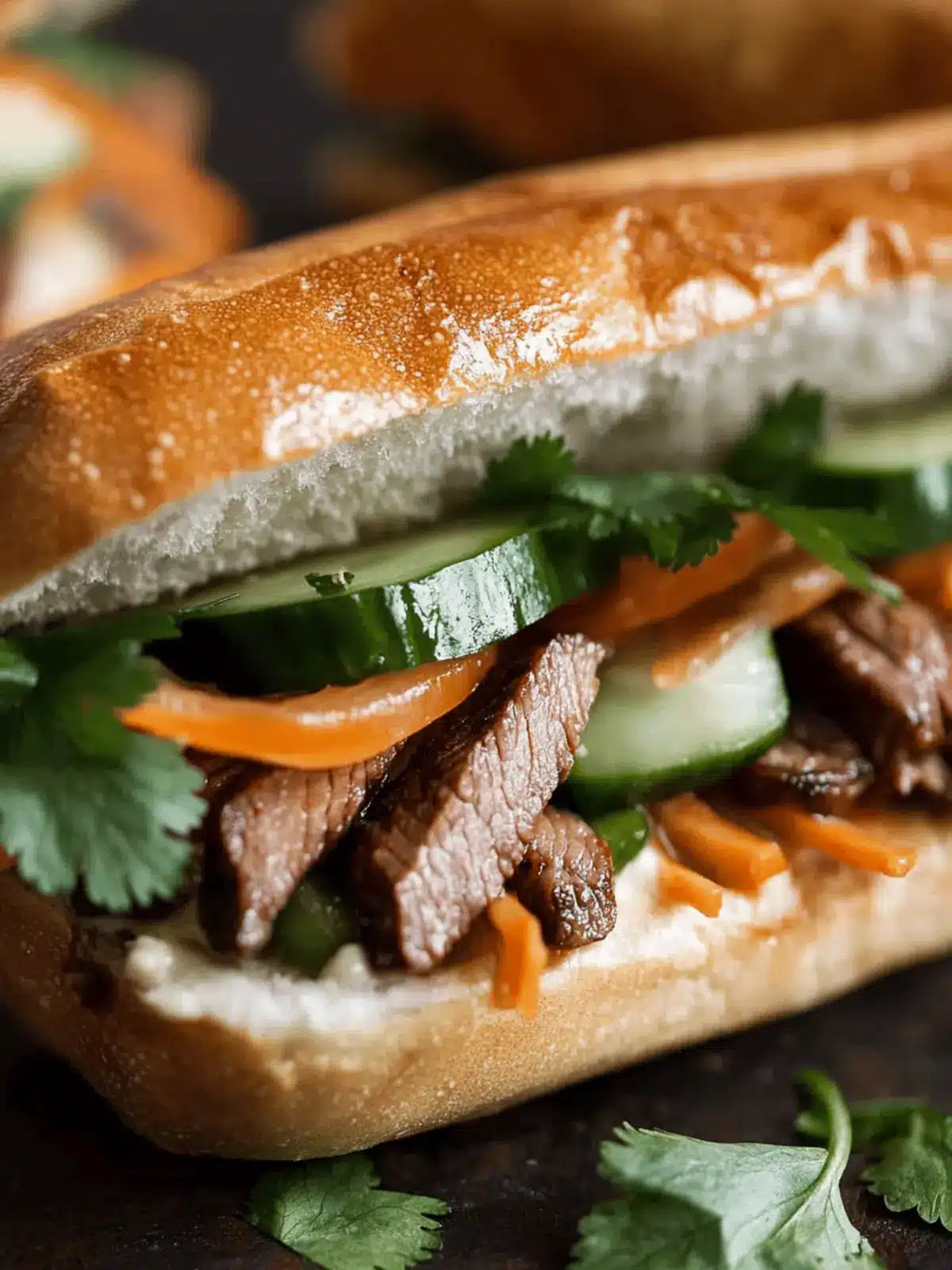 Lemongrass Steak Banh Mi Sandwiches That Wow Every Bite 2 Lemongrass Steak Banh Mi Sandwiches