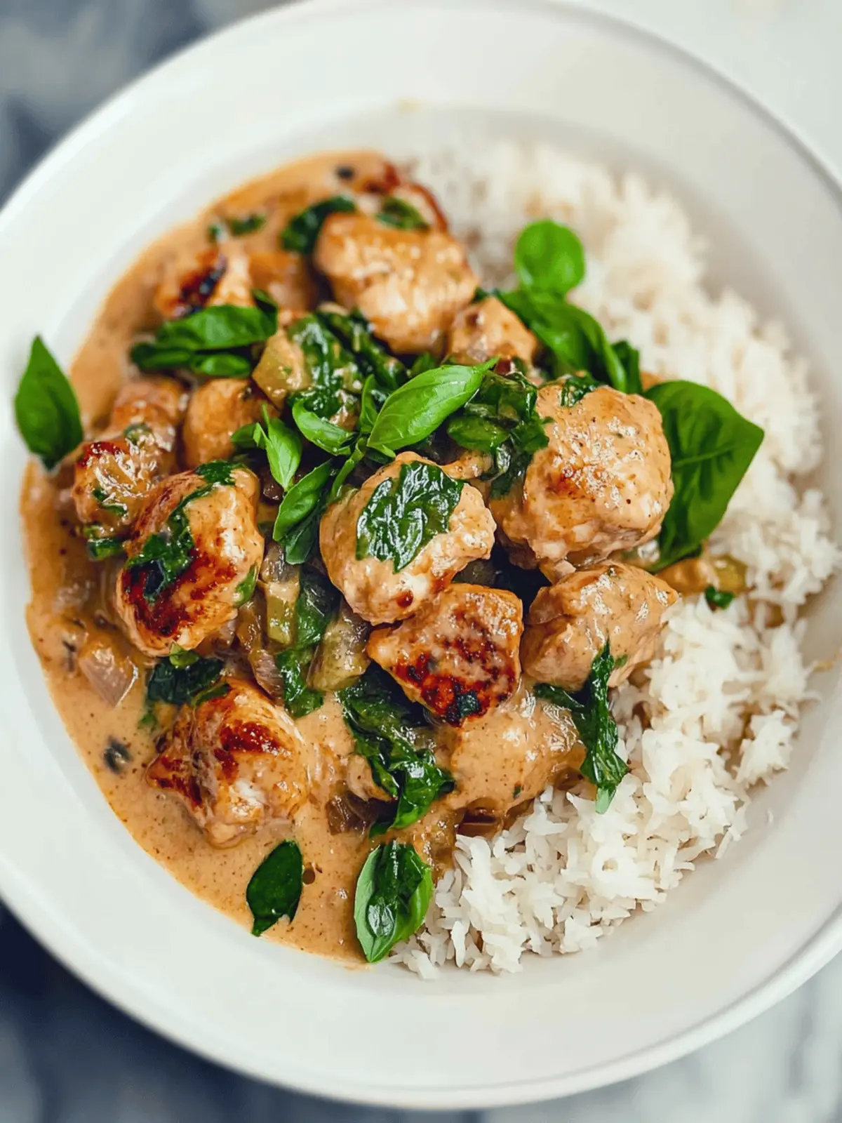 Basil Chicken in Coconut Curry Sauce for Cozy Weeknight Dinners 3 Basil Chicken in Coconut Curry Sauce