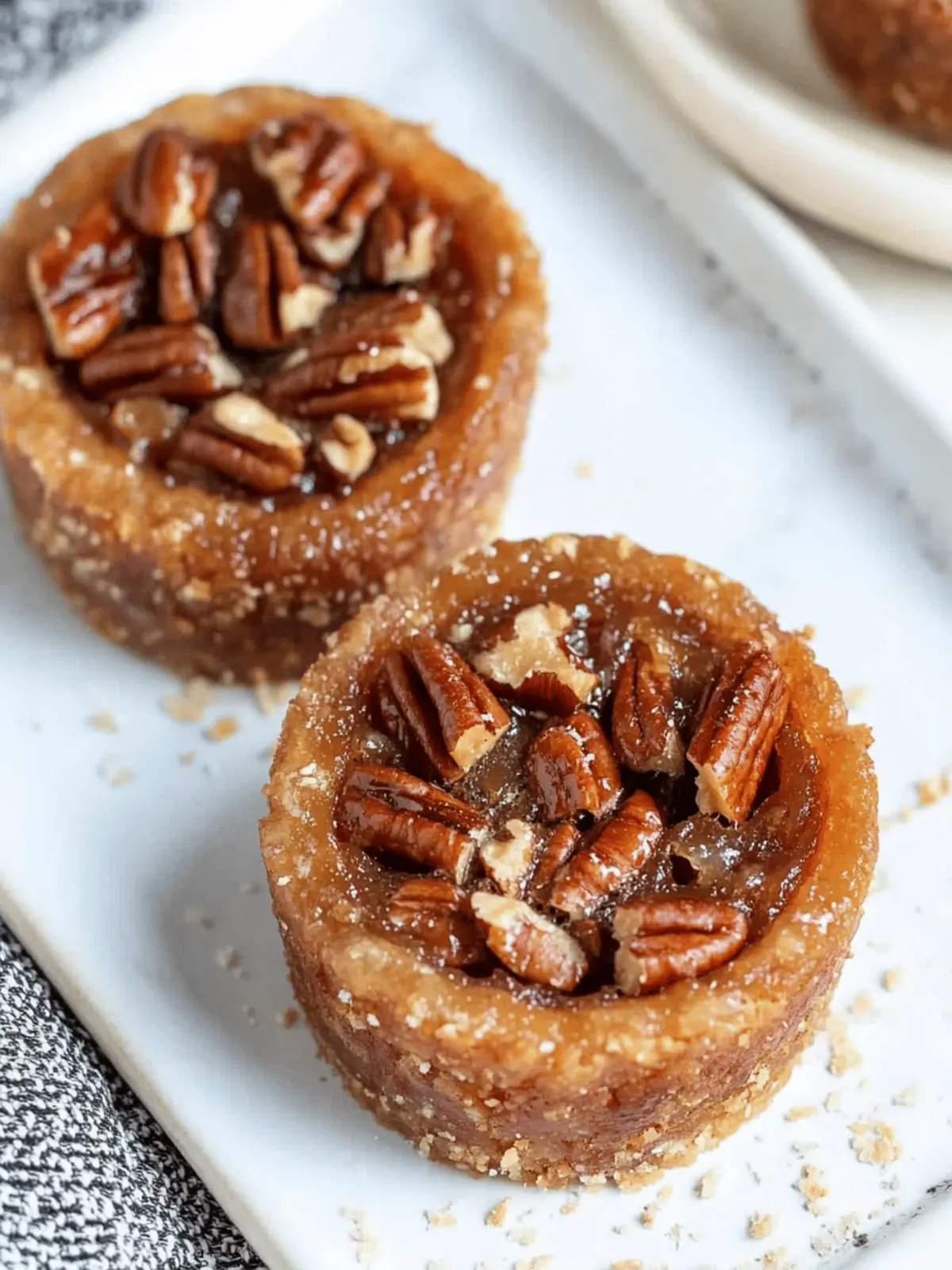 Mini Sweet Potato Pecan Pies - A Cozy, Vegan Delight 3 Mini Sweet Potato Pecan Pies