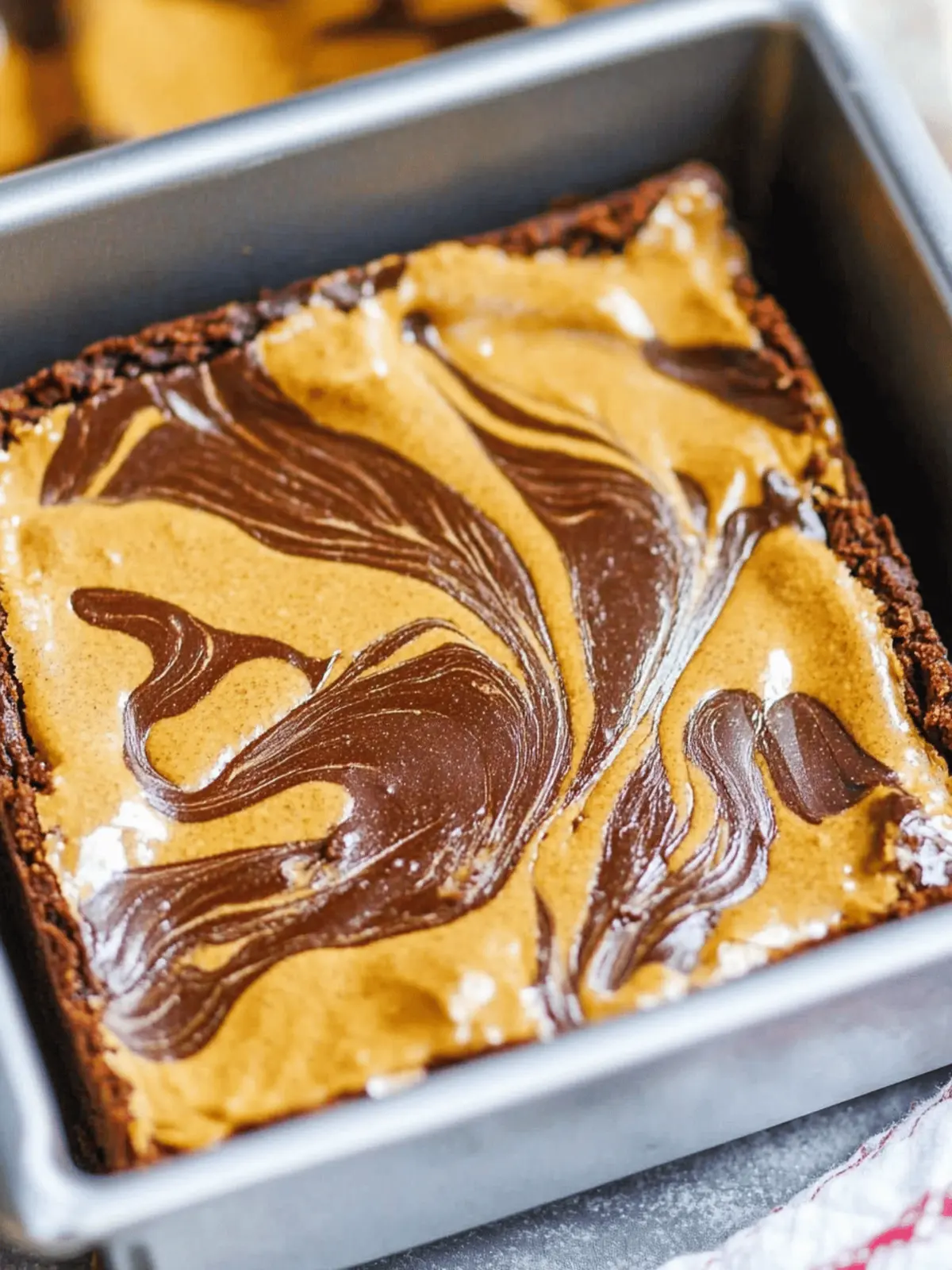 Decadent Biscoff Brownies Swirled with Cookie Butter Delight 4 Biscoff Brownies Swirled with Cookie Butter