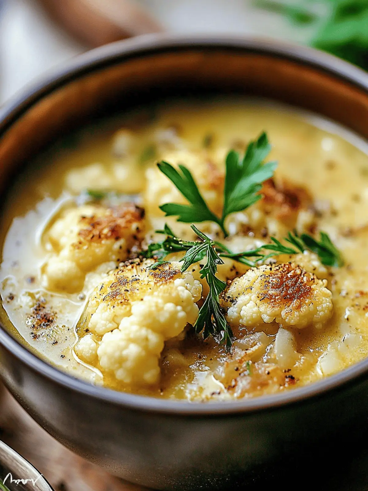 Creamy Roasted Cauliflower Soup for Cozy Nights In 5 Roasted Cauliflower Soup