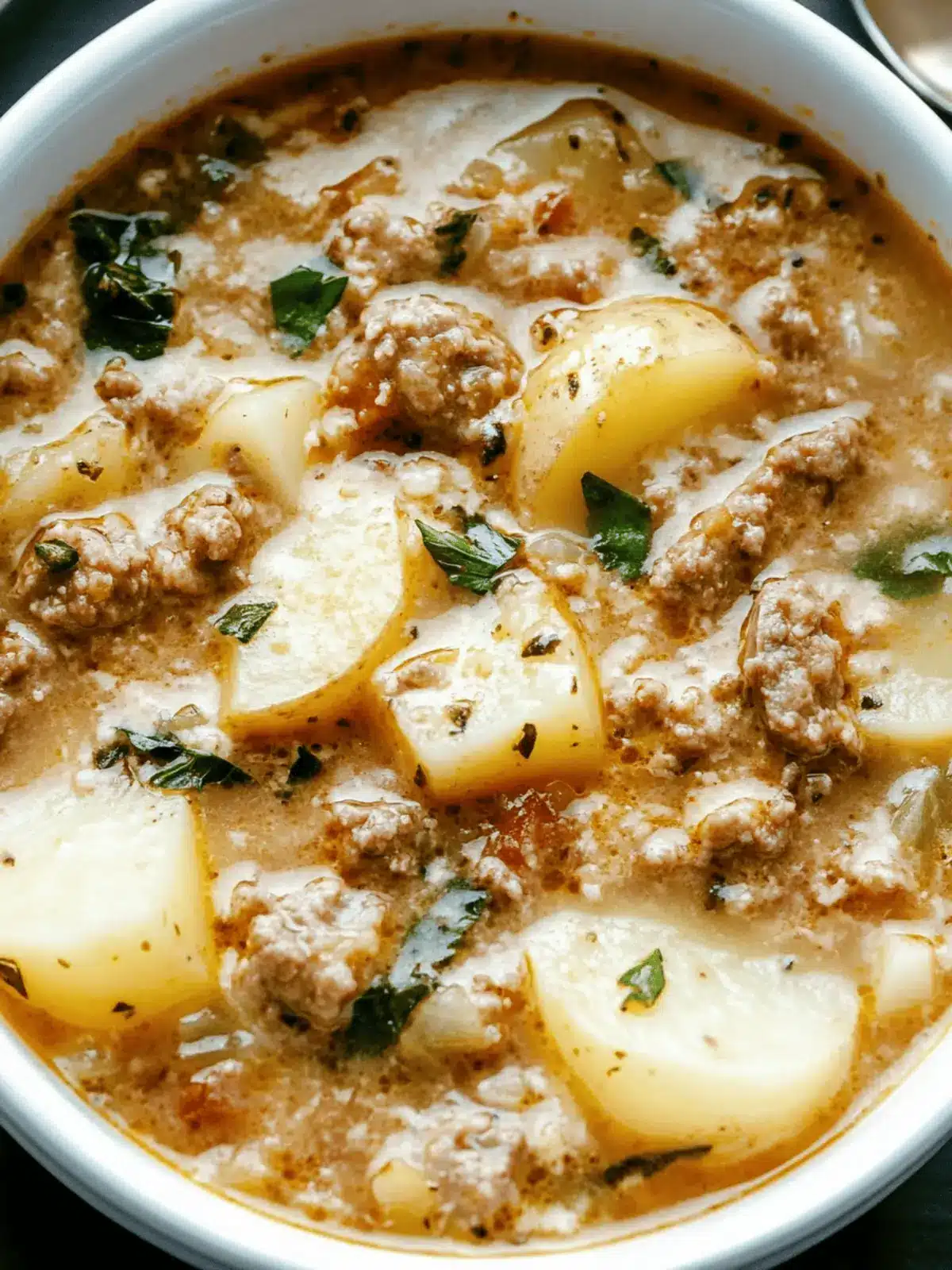 Cozy Italian Sausage and Potato Soup