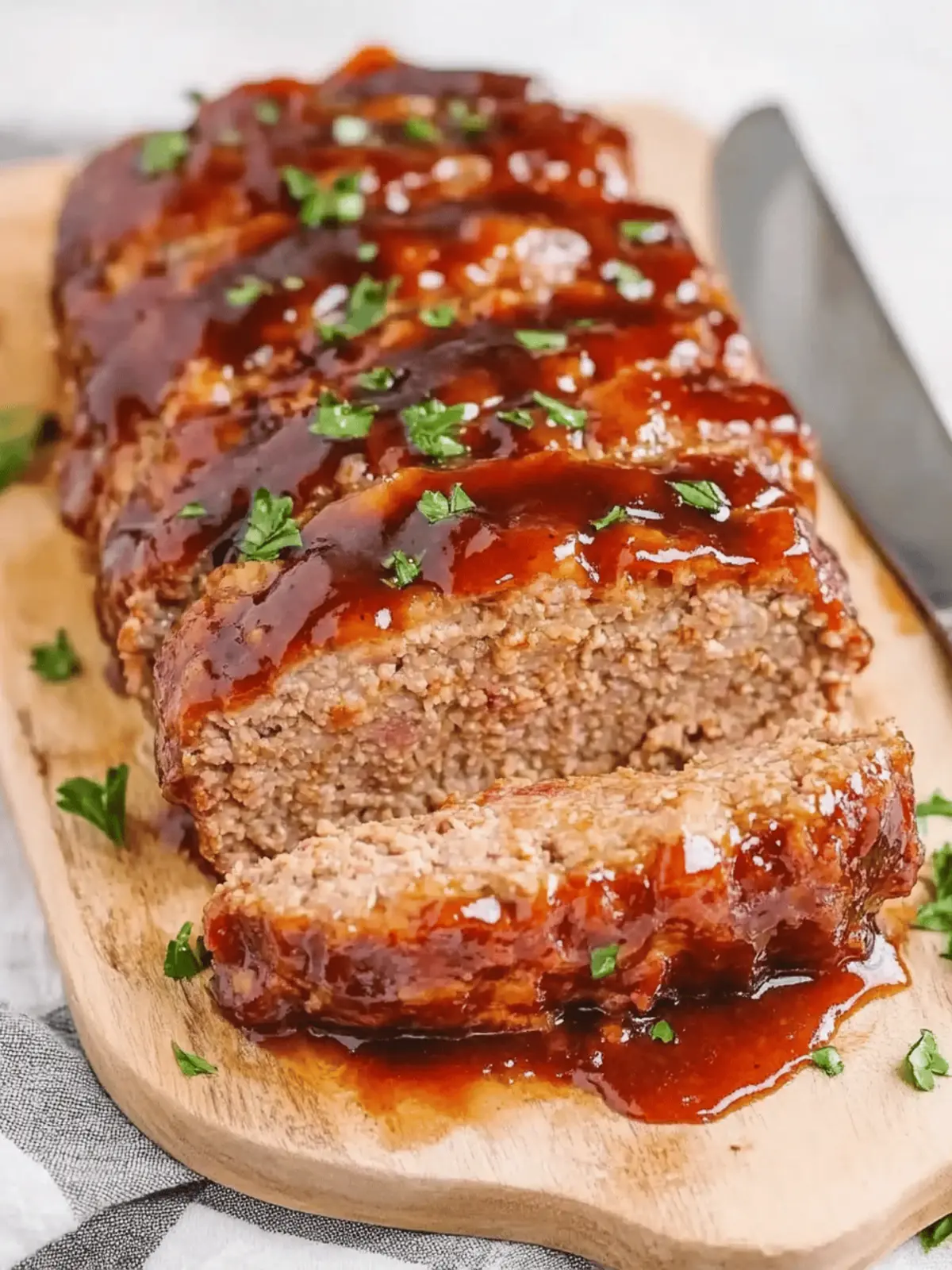 BBQ Glazed Ground Pork Meatloaf Everyone Will Love 3 BBQ Glazed Ground Pork Meatloaf