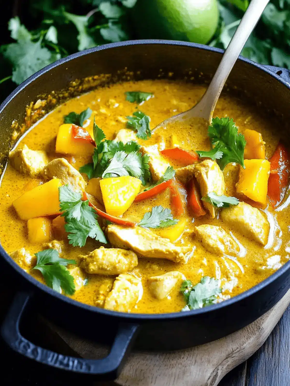 Mango Chicken Curry: A Tropical Twist for Quick Family Dinners 5 Mango Chicken Curry