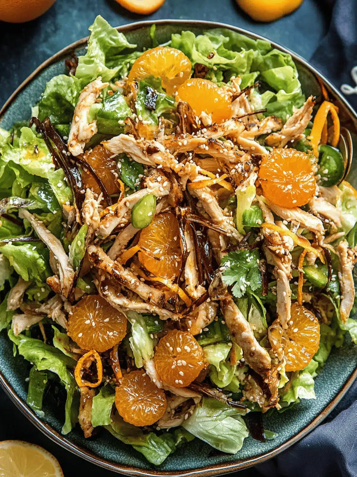Zesty Sesame Ginger Orange Chicken Salad You’ll Love 2 Sesame Ginger Orange Chicken Salad
