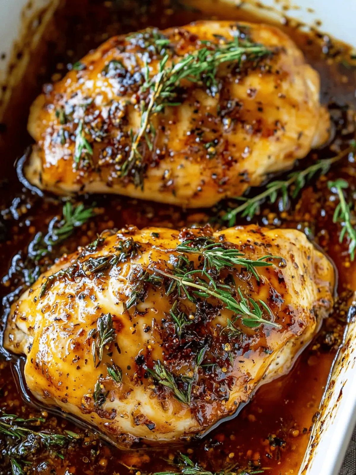 Easy Baked Honey Dijon Chicken