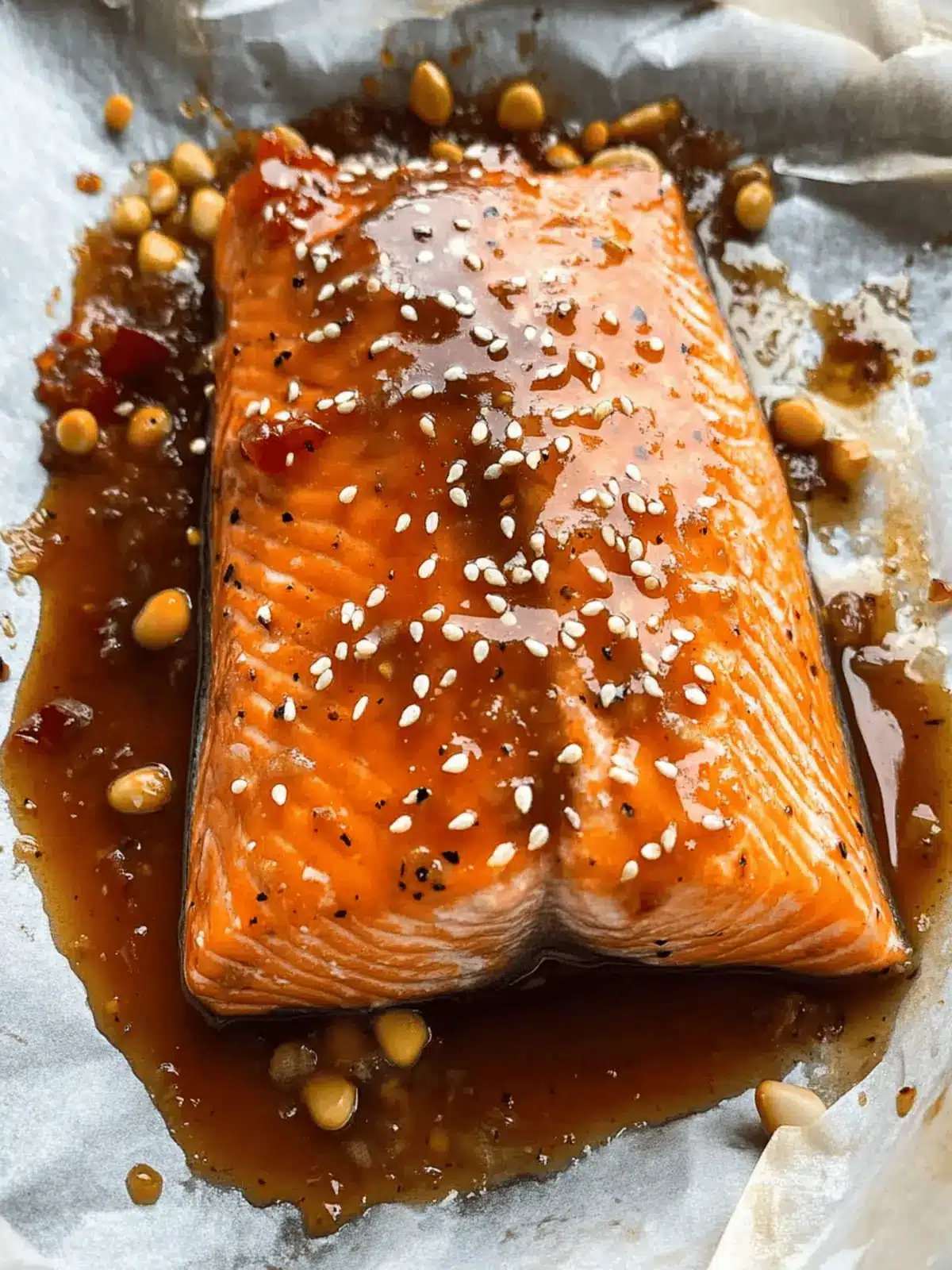 Savory Blackstone Salmon with Zesty Firecracker Sauce 3 Blackstone Salmon with Firecracker Sauce