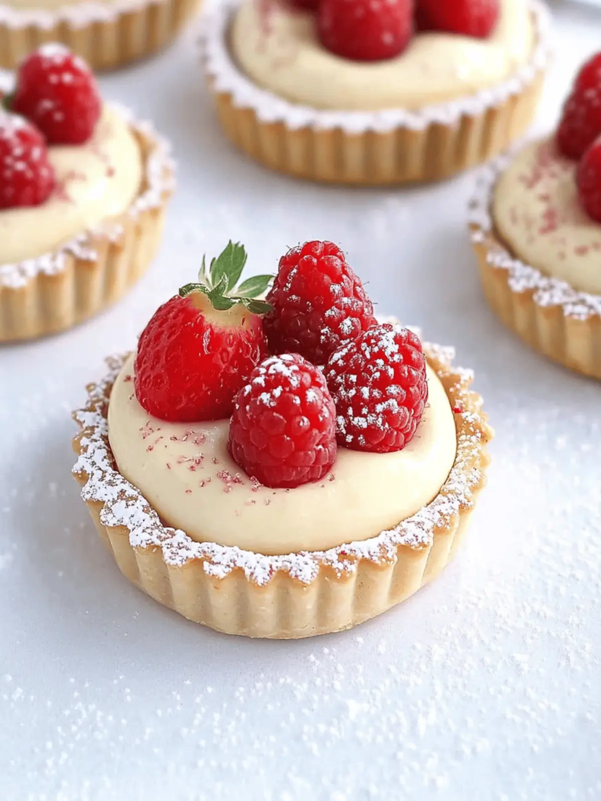 White Chocolate Mousse Tart
