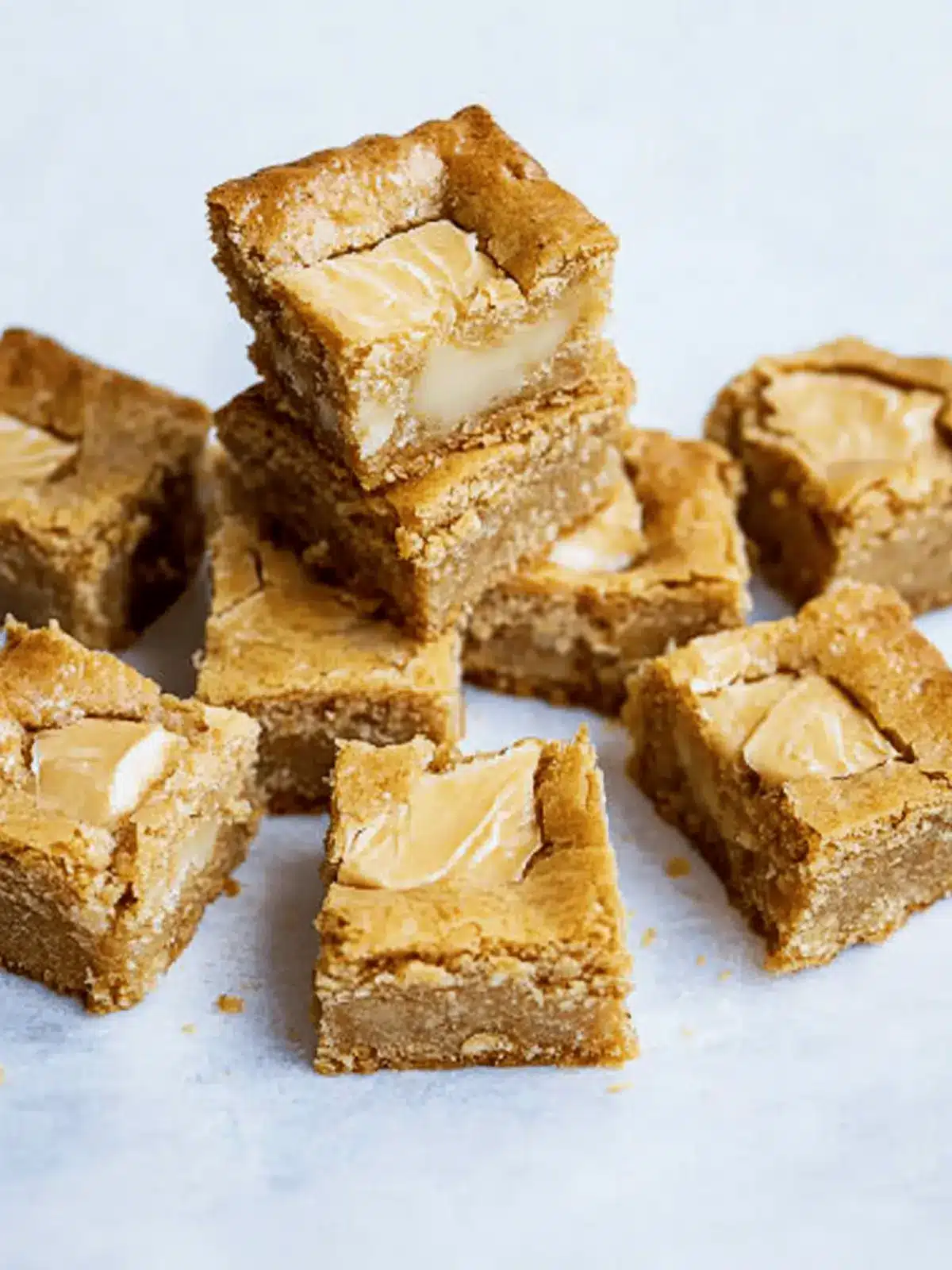 Condensed milk blondies