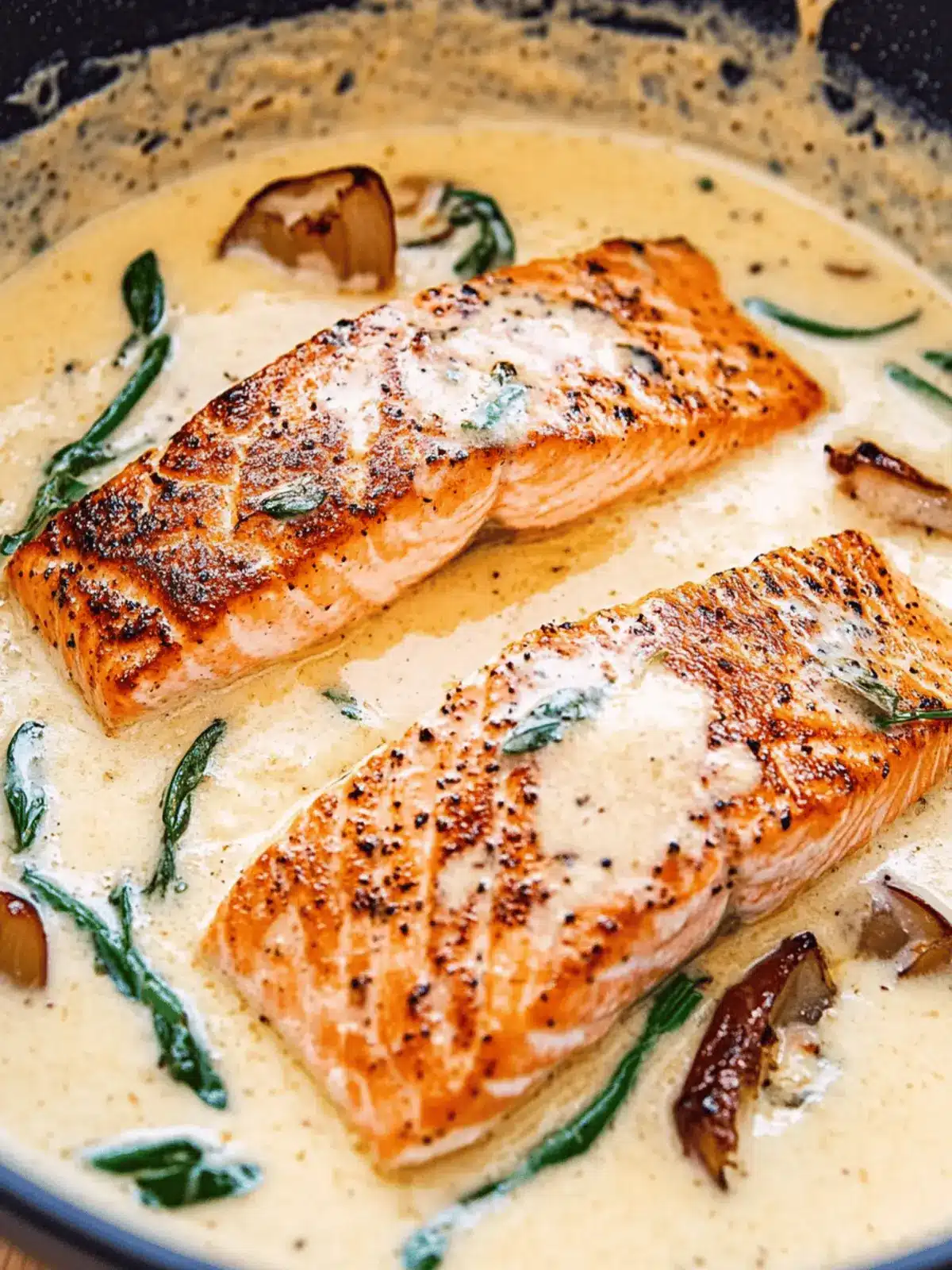 Tuscan Salmon with Parmesan Cream Sauce: Quick & Creamy Delight 5 Tuscan Salmon with Parmesan Cream Sauce