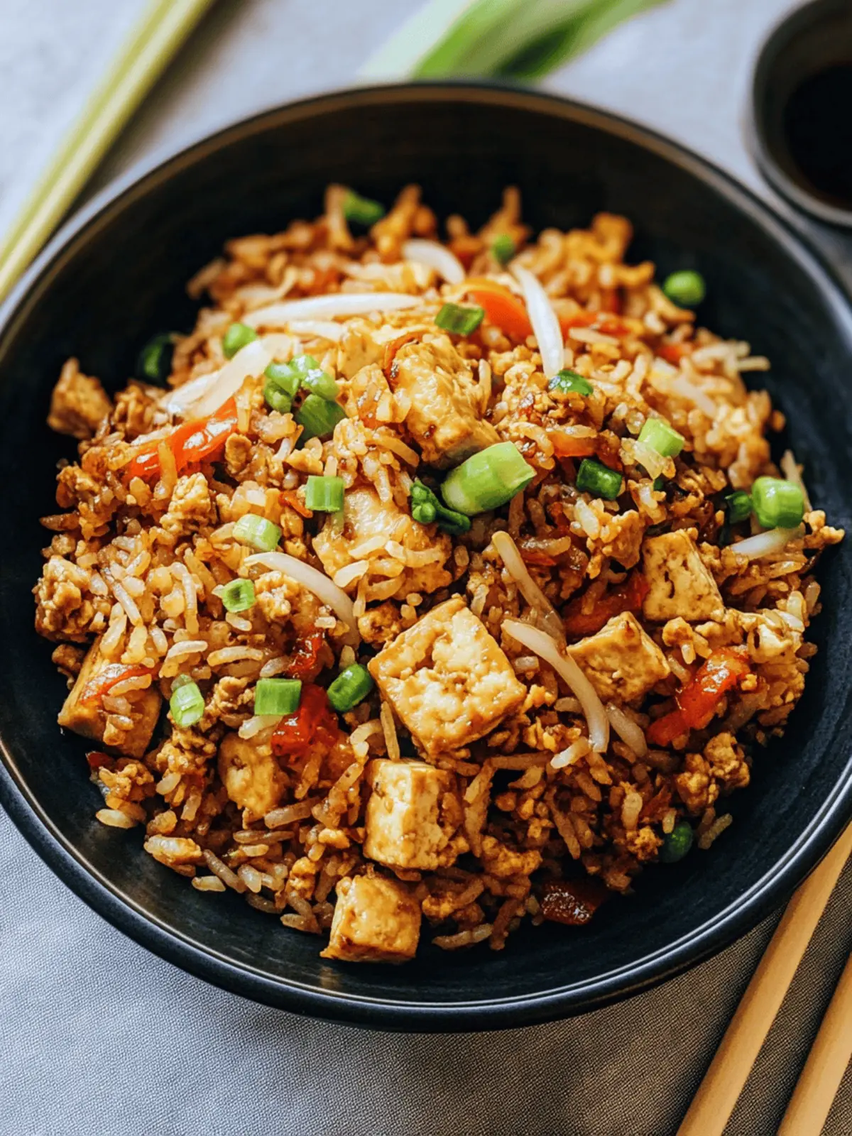Tofu Fried Rice