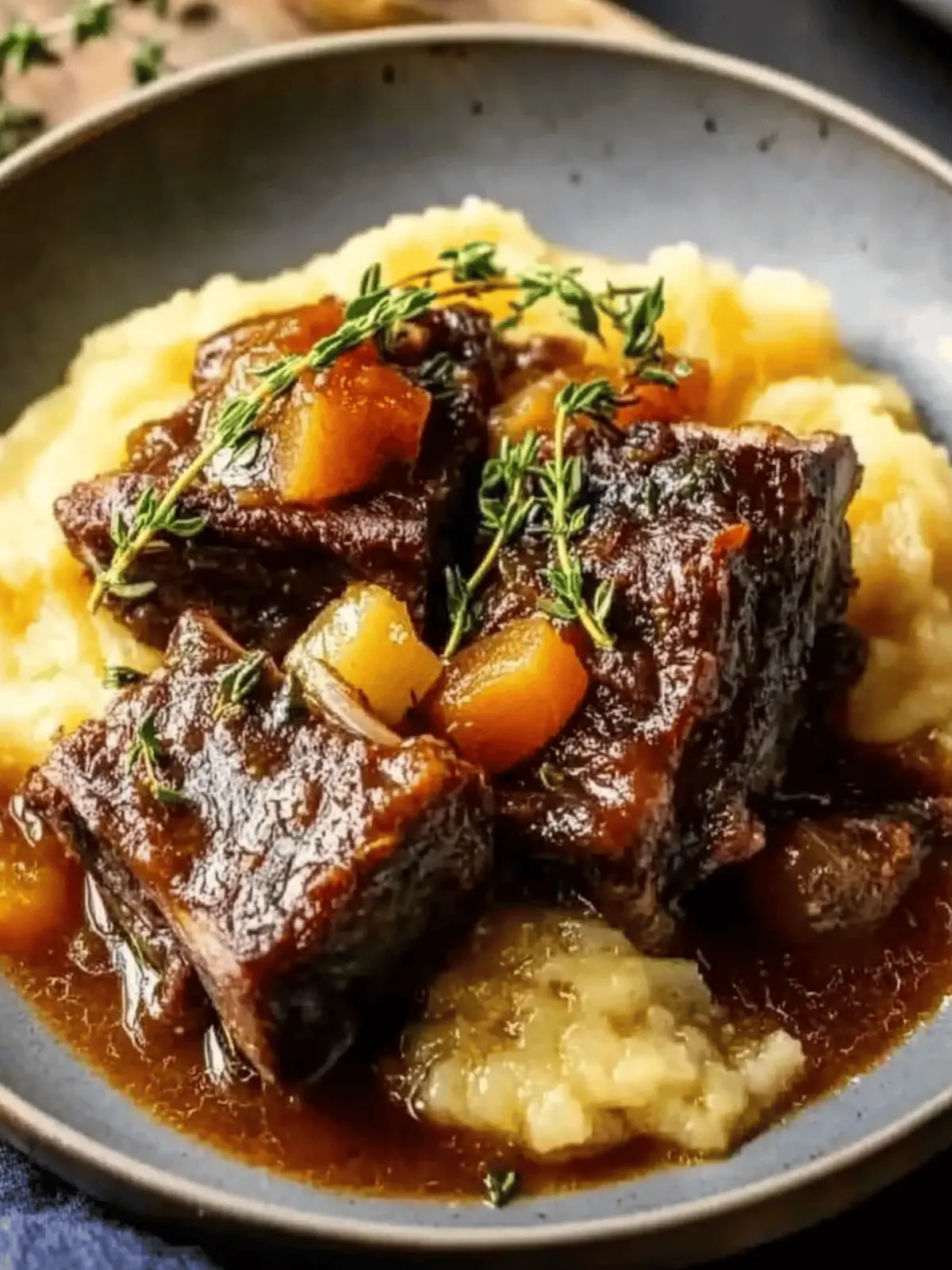 Apple Cider Braised Short Ribs