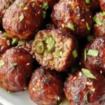 Jalapeno Popper Smoked Meatballs