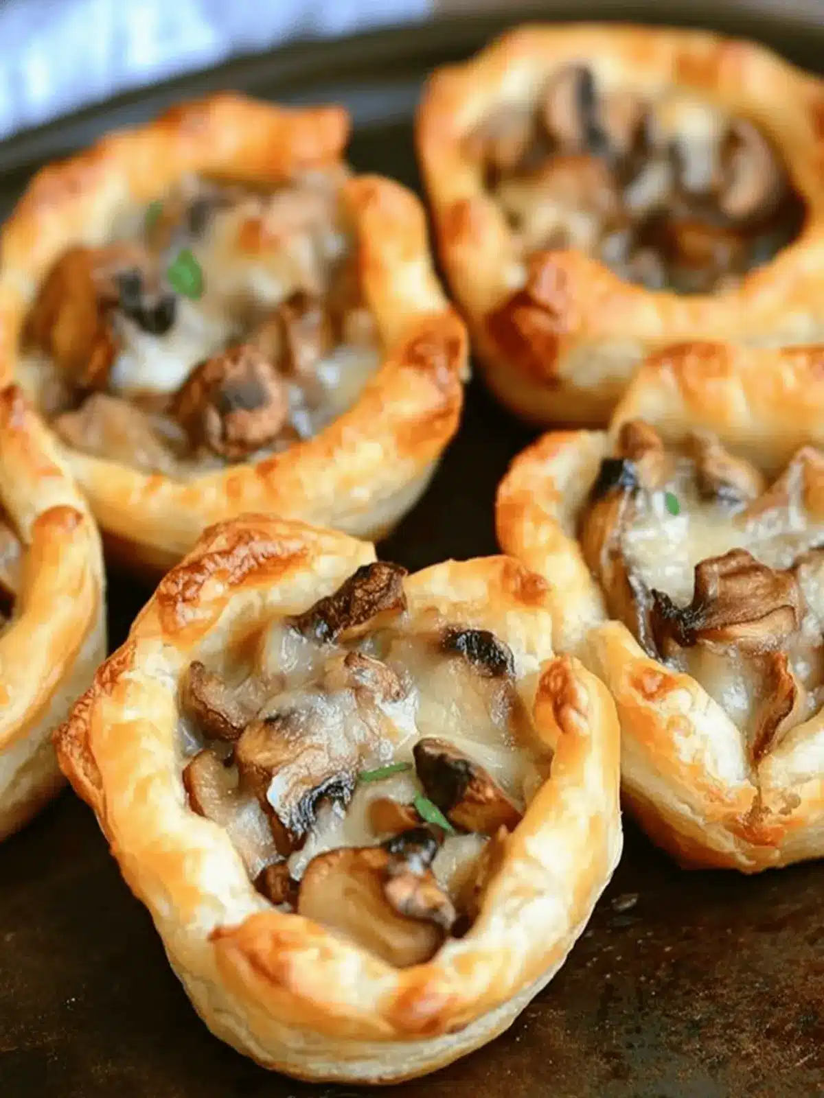 Mouthwatering Mushroom Cheese Puff Bites You’ll Love 2 Mushroom Cheese Puff Bites