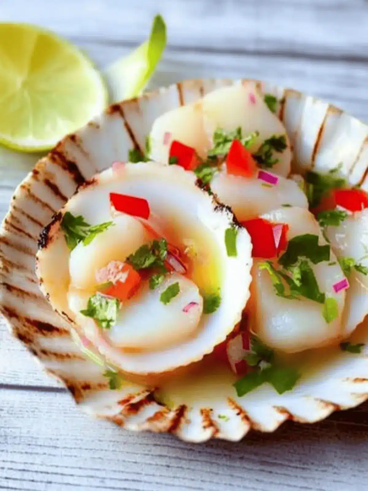 Spicy Scallop Ceviche