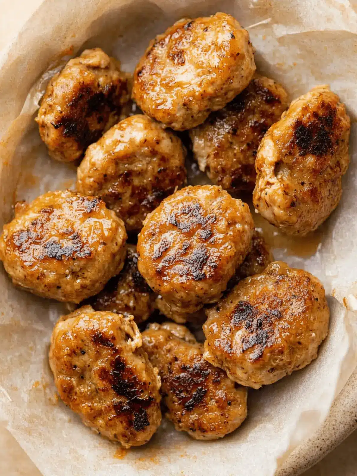 Homemade Maple Chicken Sausage