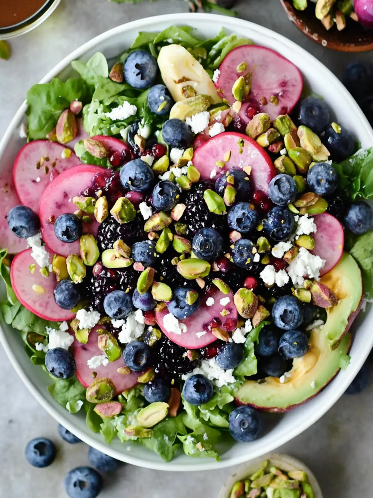 Blueberry Pistachio Spring Salad that Brightens Your Day 5 Blueberry Pistachio Spring Salad