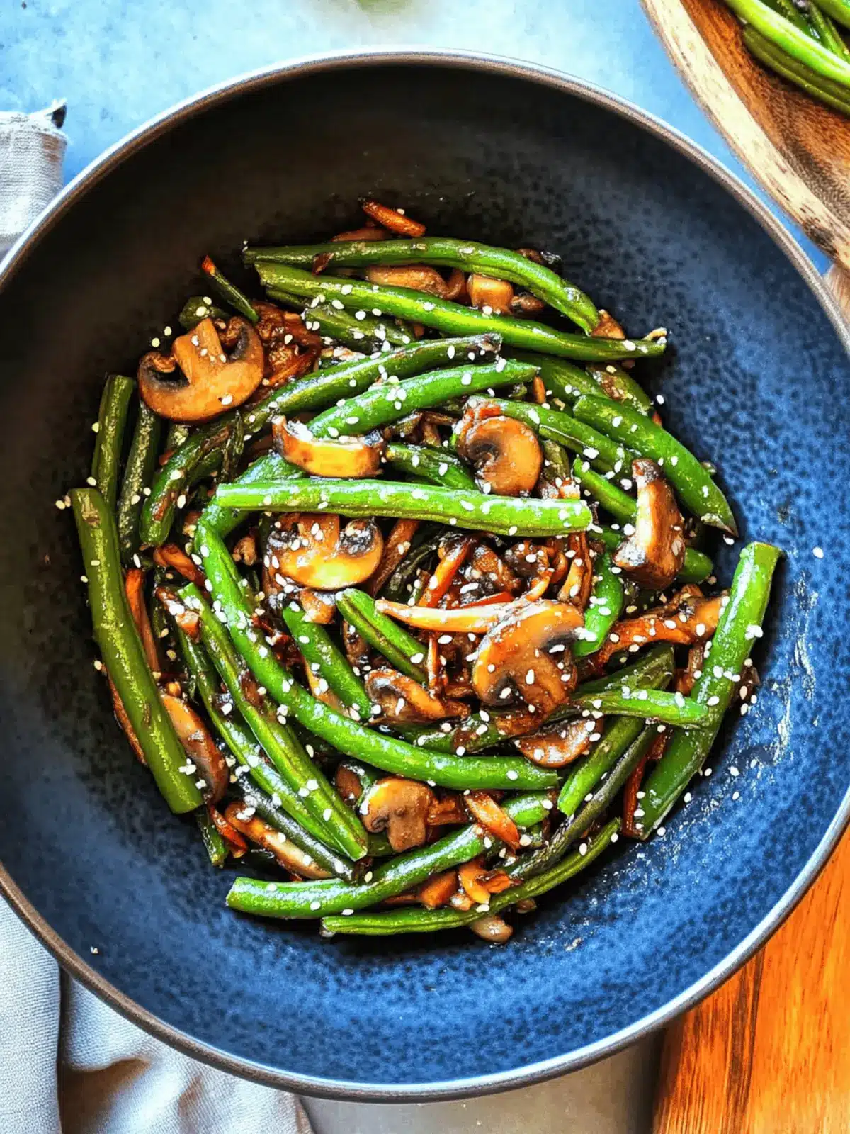 Savory Green Beans Mushroom Stir-Fry for a Quick Dinner Delight 2 Green Beans Mushroom Stirfry