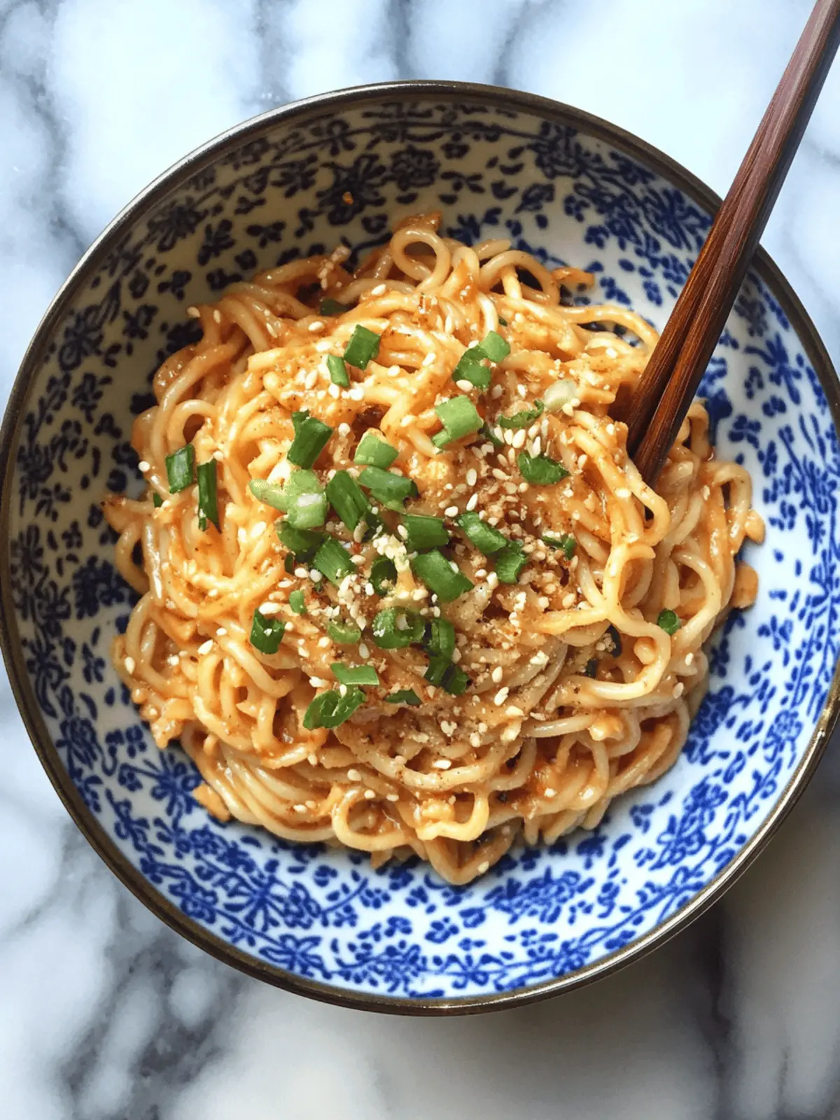 Spicy Peanut Butter Noodles