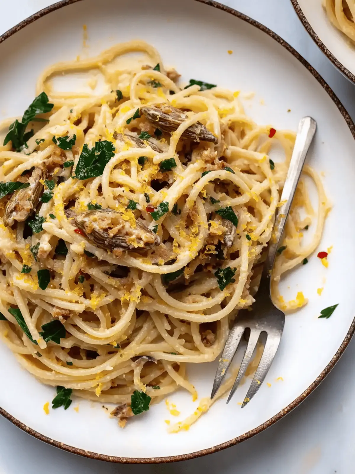 Quick and Easy Lemon Sardine Pasta