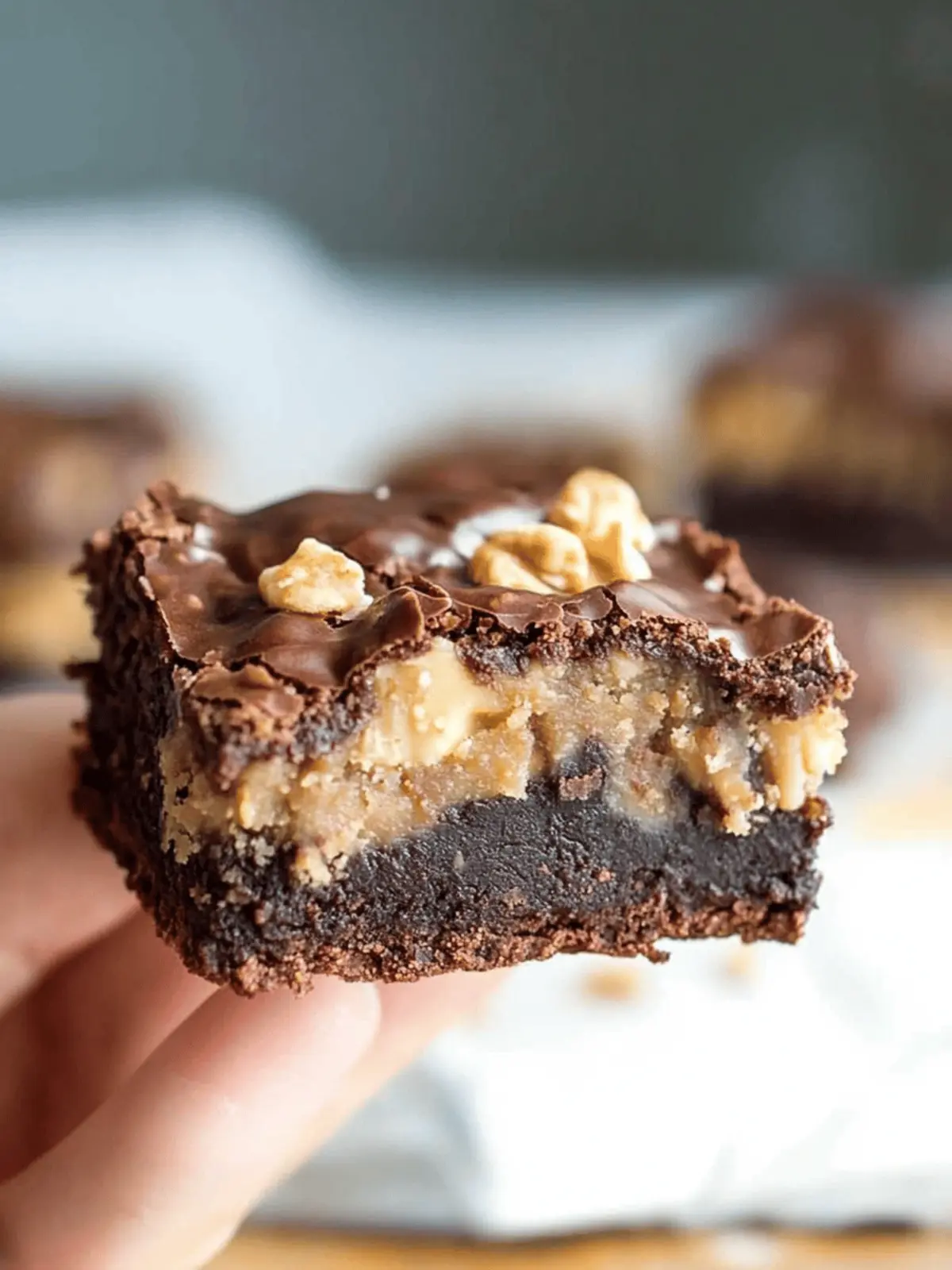 Buckeye Turtle Brownies