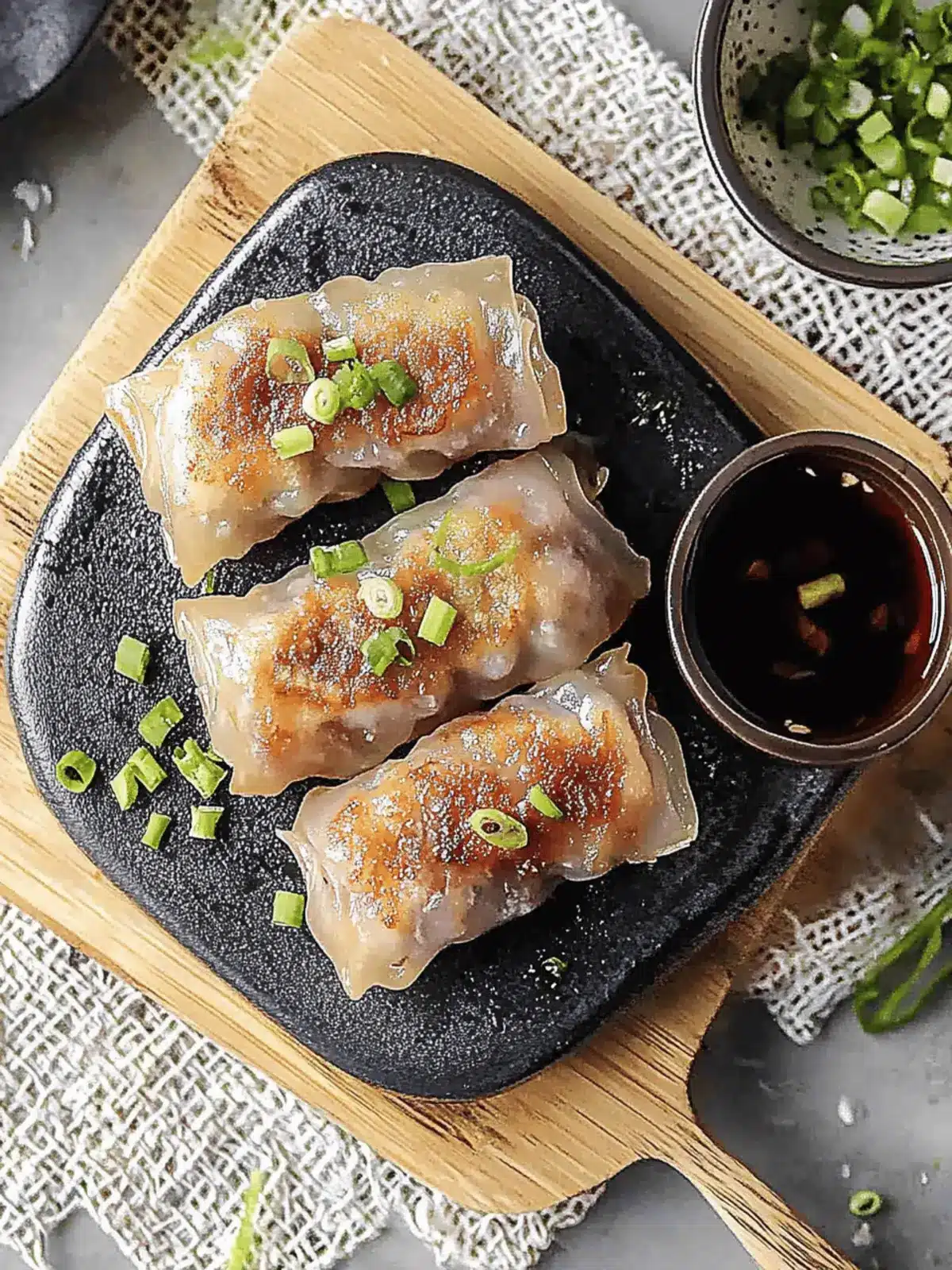 Crispy Dumplings with Shrimp