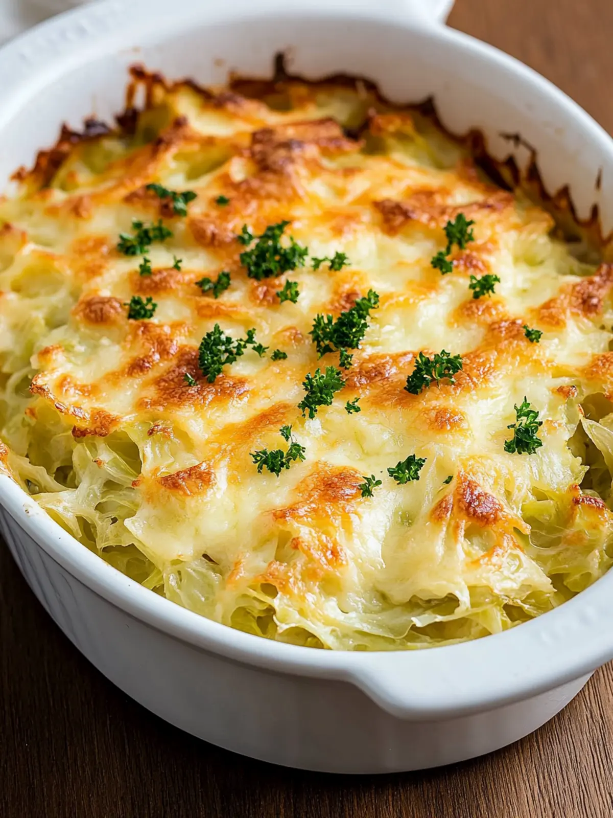 Cheesy Cabbage Casserole