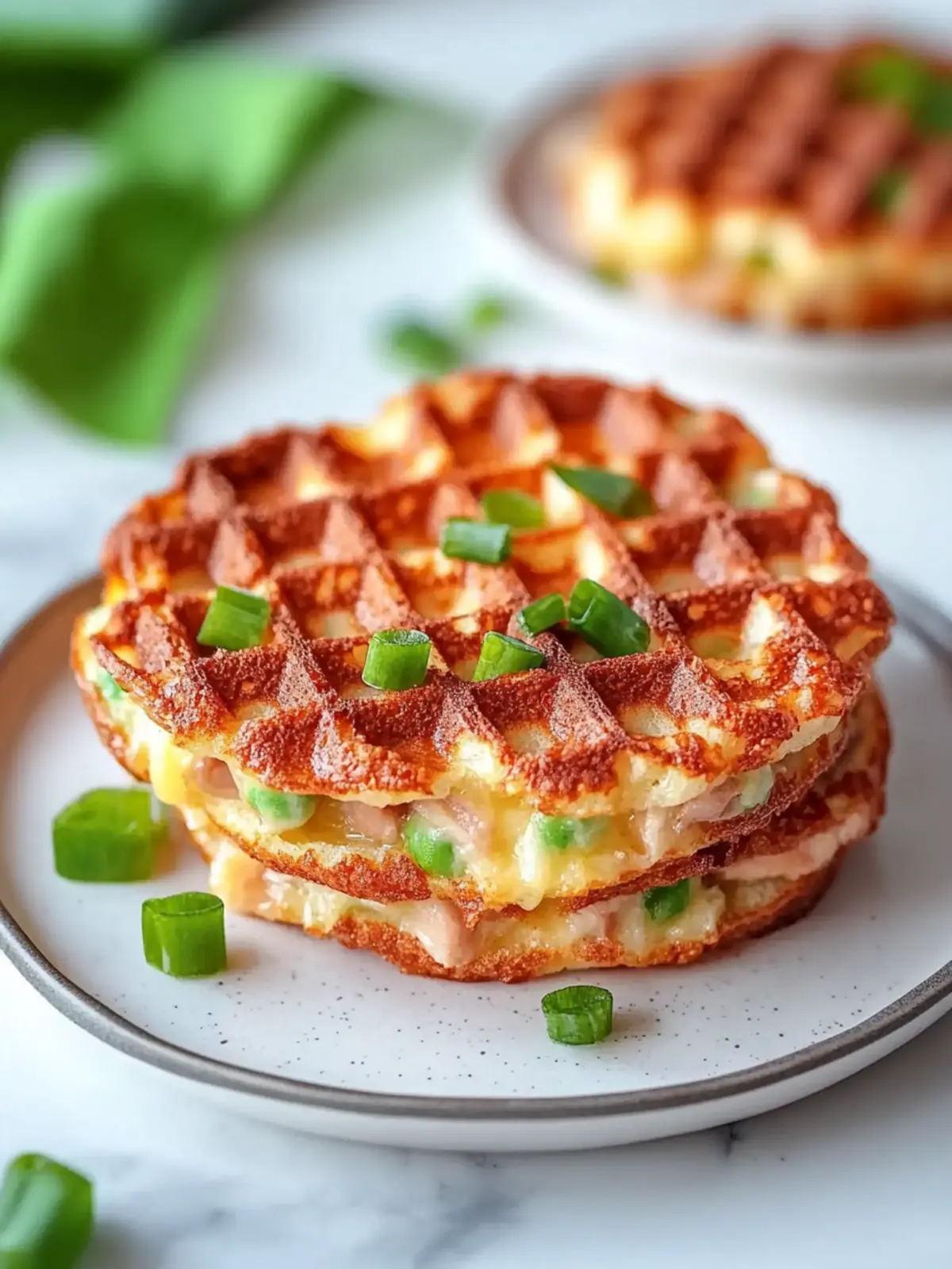 Healthy Tuna Melt Chaffle