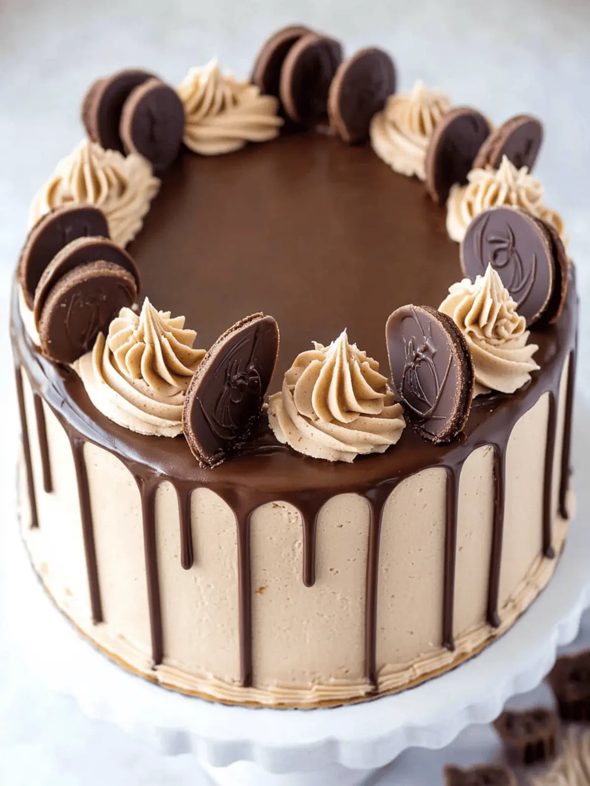 Irresistible Chocolate Peanut Butter Cake for Sweet Cravings 3 Chocolate Peanut Butter Cake